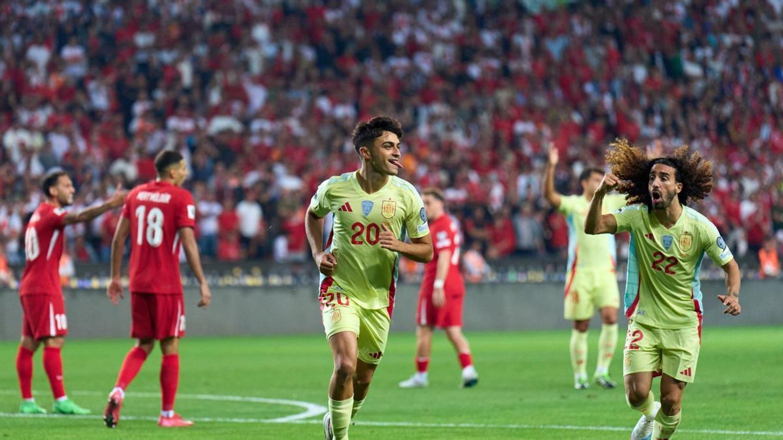 1600x900 Pedri Leads Spain's Offensive Display In Türkiye (0 6)