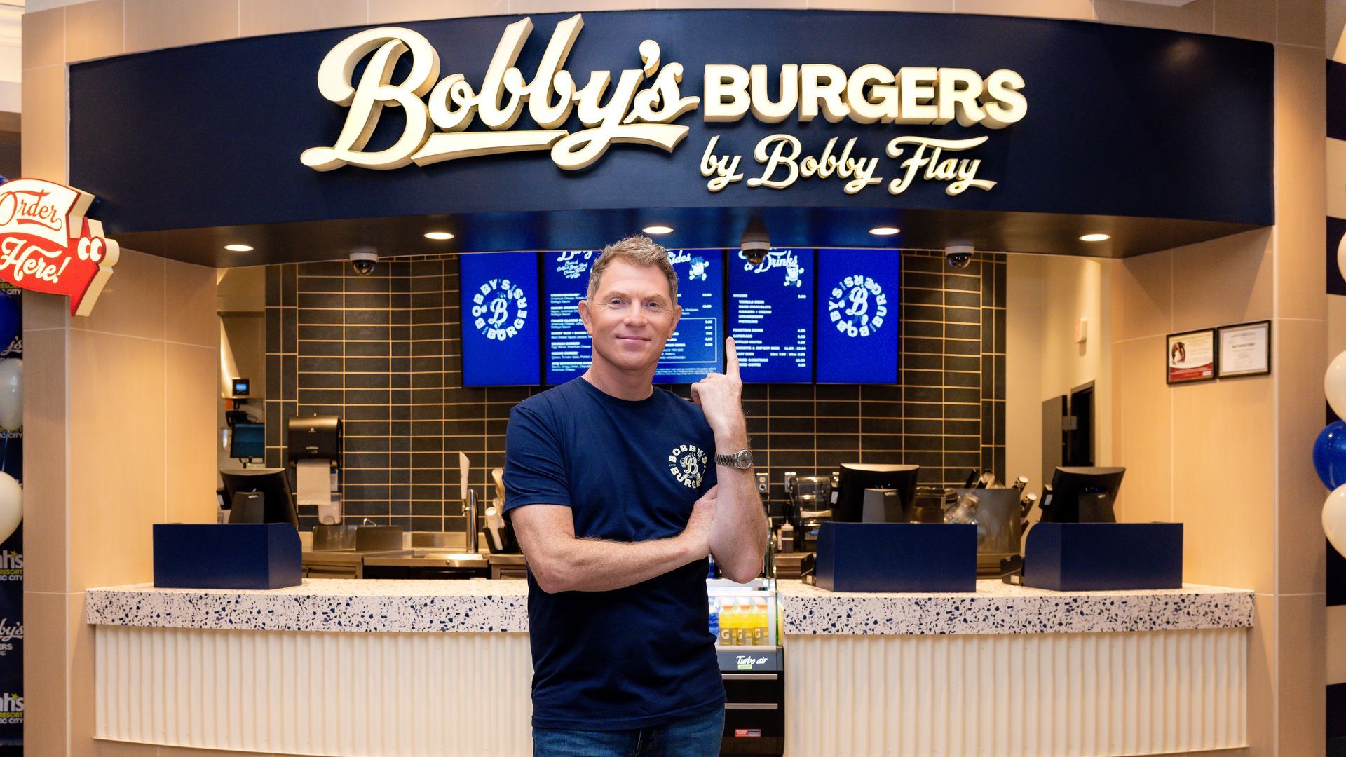 1920x1080 Celebrity chef Bobby Flay opens burger restaurant and test kitchen in Charlotte