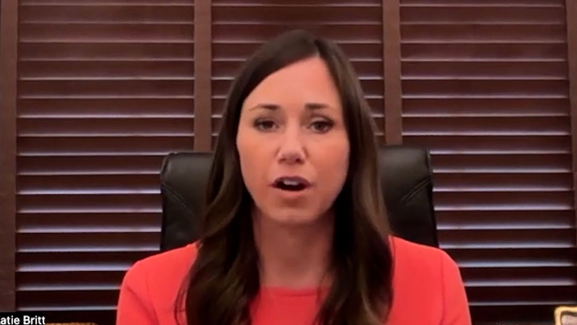 1920x1080 Full Press Conference. U.S. Senator Katie Britt