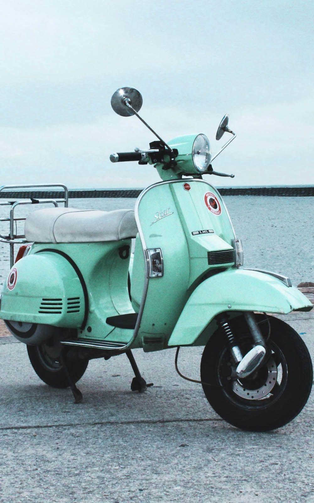 1000x1600 Vintage Scooter 4K Ultra HD Mobile Wallpaper