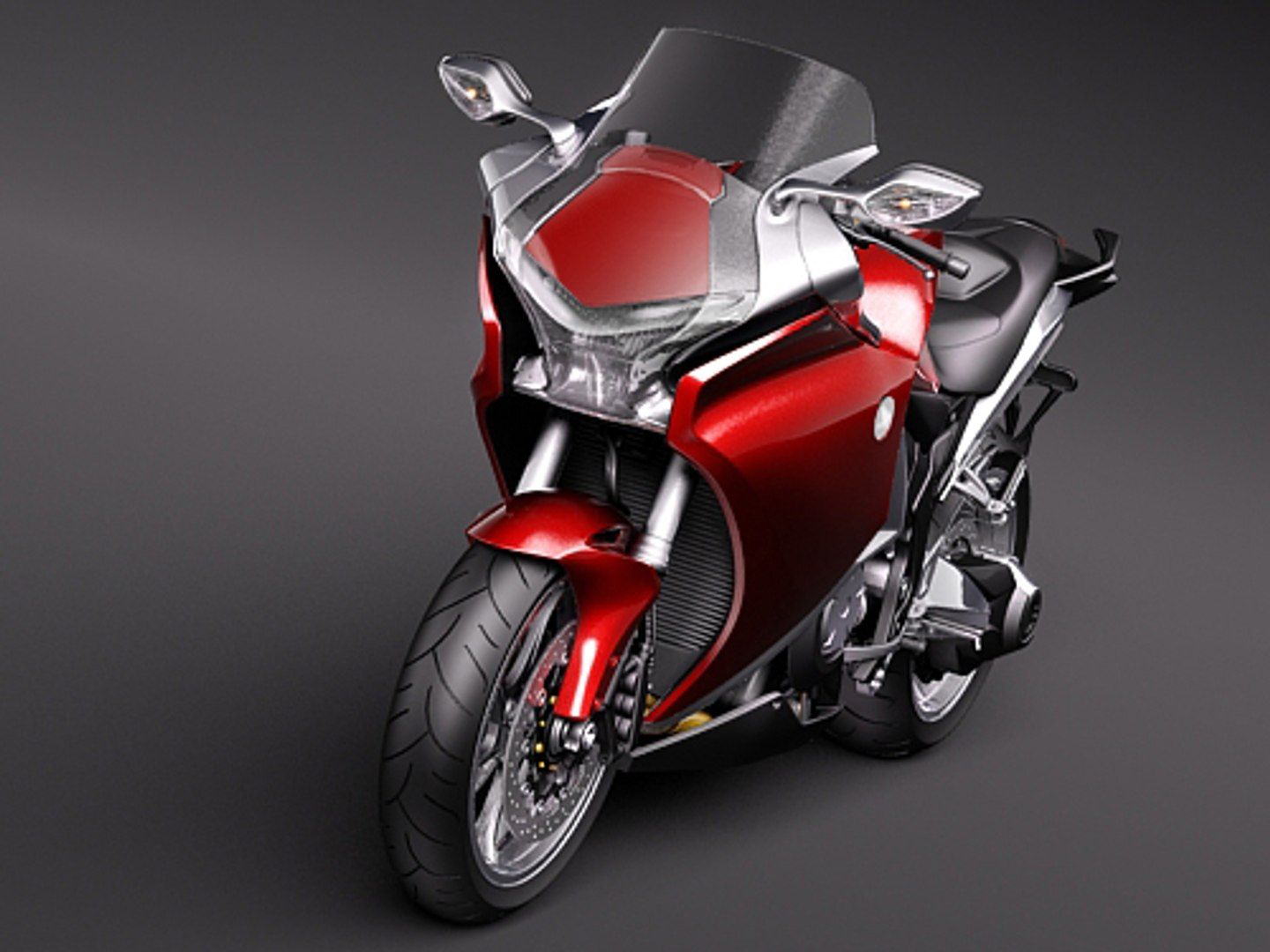 1440x1080 3D Honda Vfr Vfr1200 Model