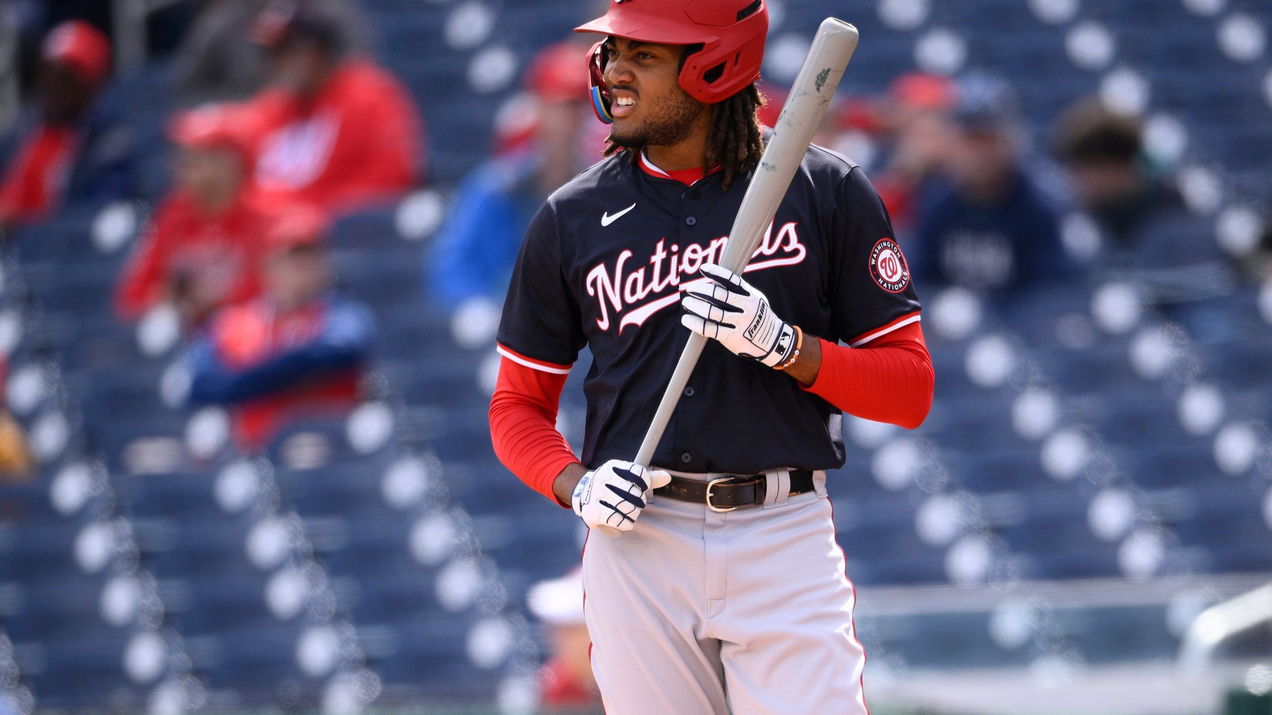 2560x1440 Nationals top prospect James Wood set to make major league debut against the Mets. DC News Now