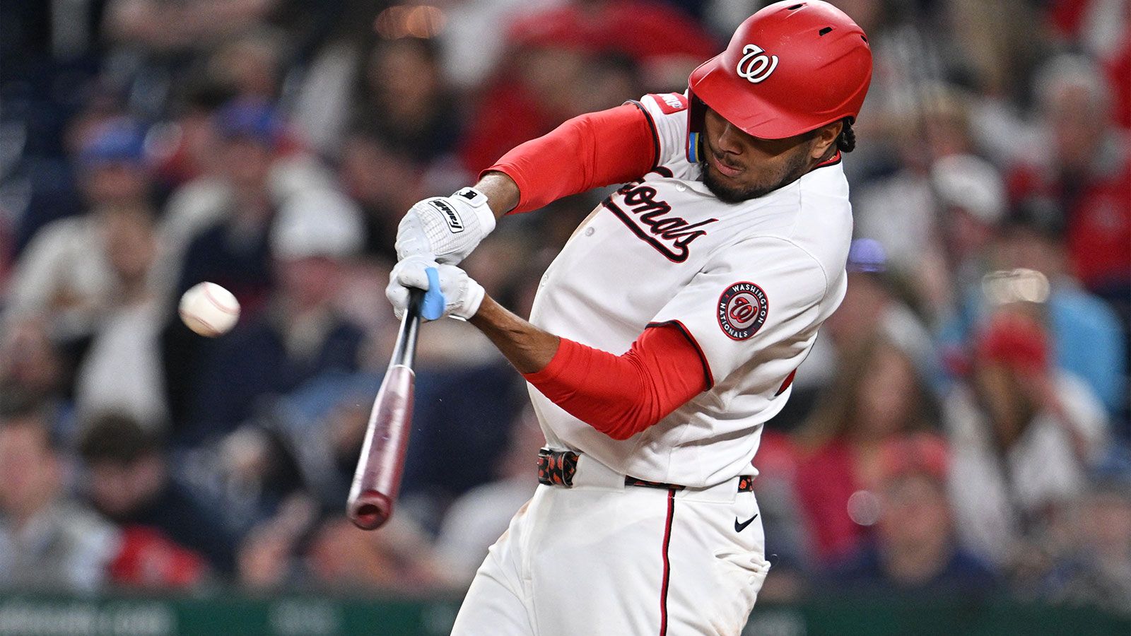 1600x900 Nationals news: James Wood spoils Braves star prospect's first ever MLB pitch with big home run