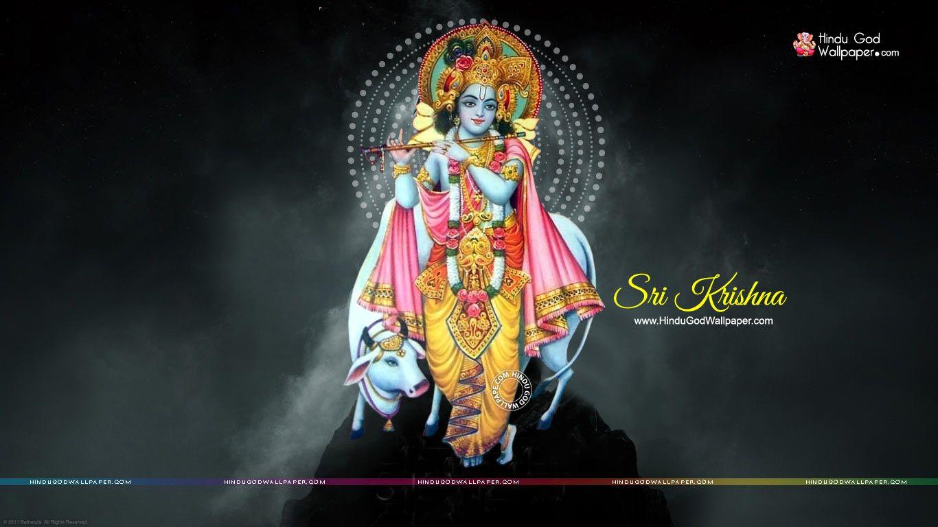 1366x768 Krishna iPhone Background. iPhone