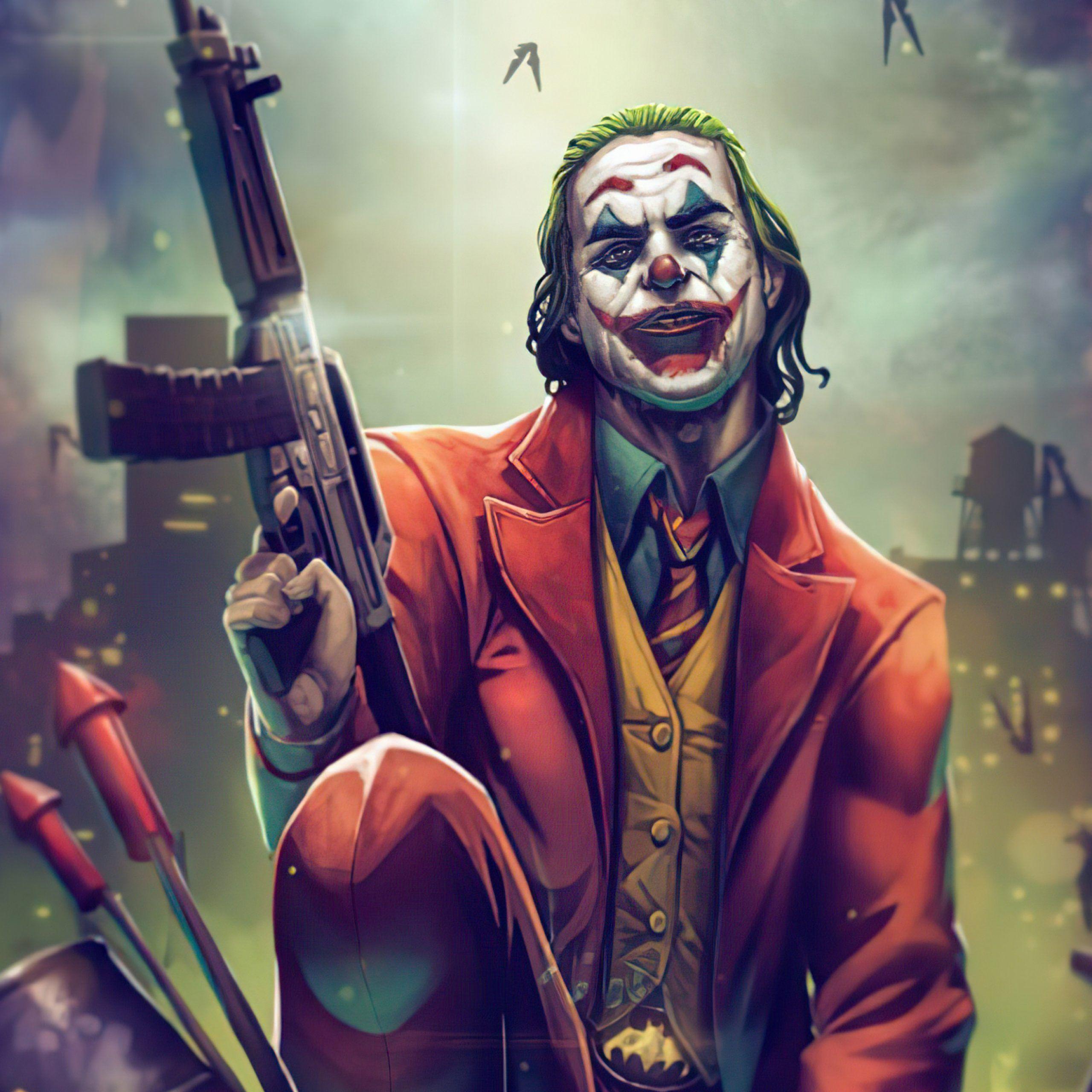 2560x2560 DC Joker Art Wallpaper, HD Superheroes 14K Wallpaper, Image