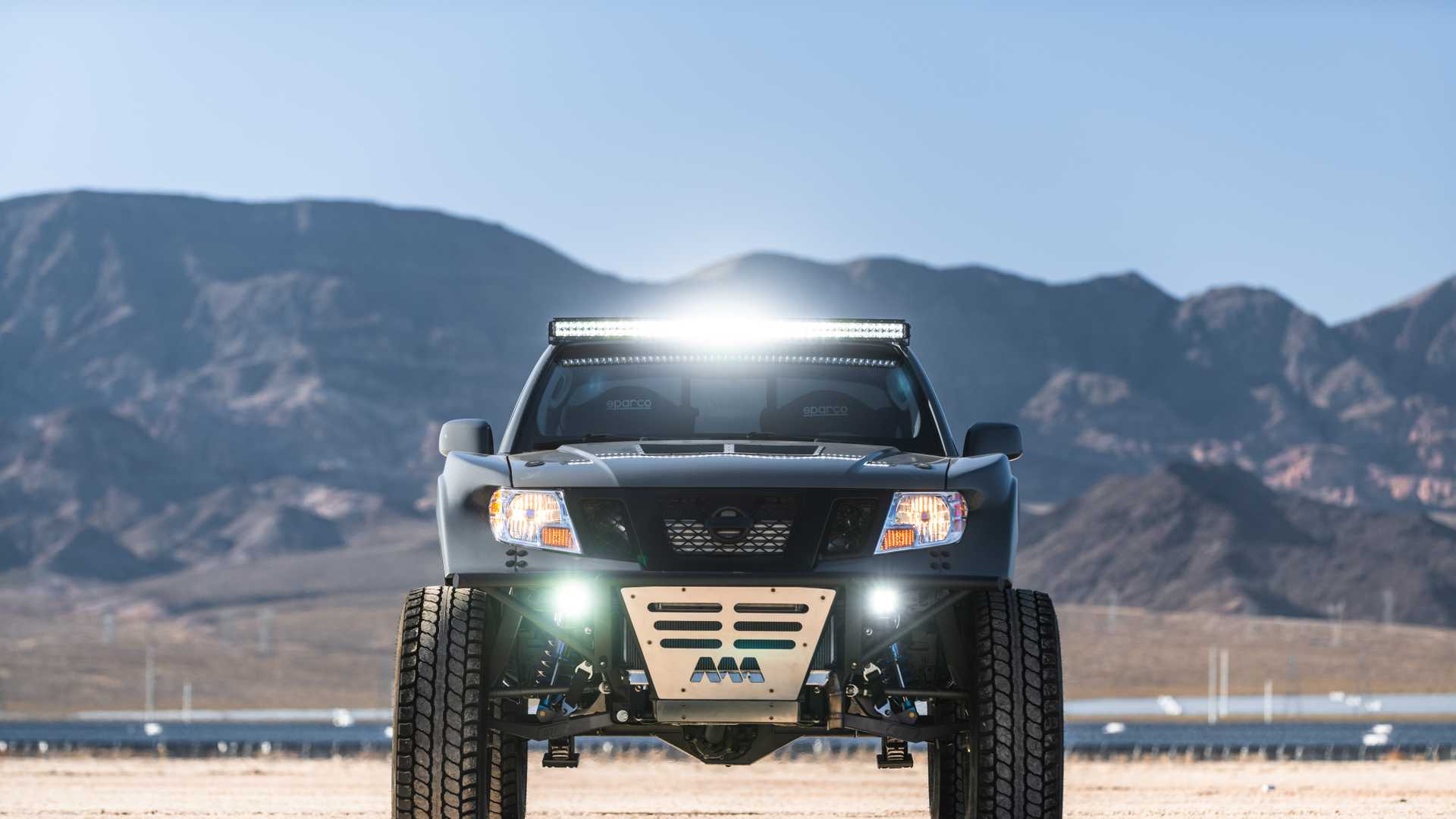 1920x1080 Nissan Frontier Desert Runner Concept Bashes Sand Dunes With Turbo