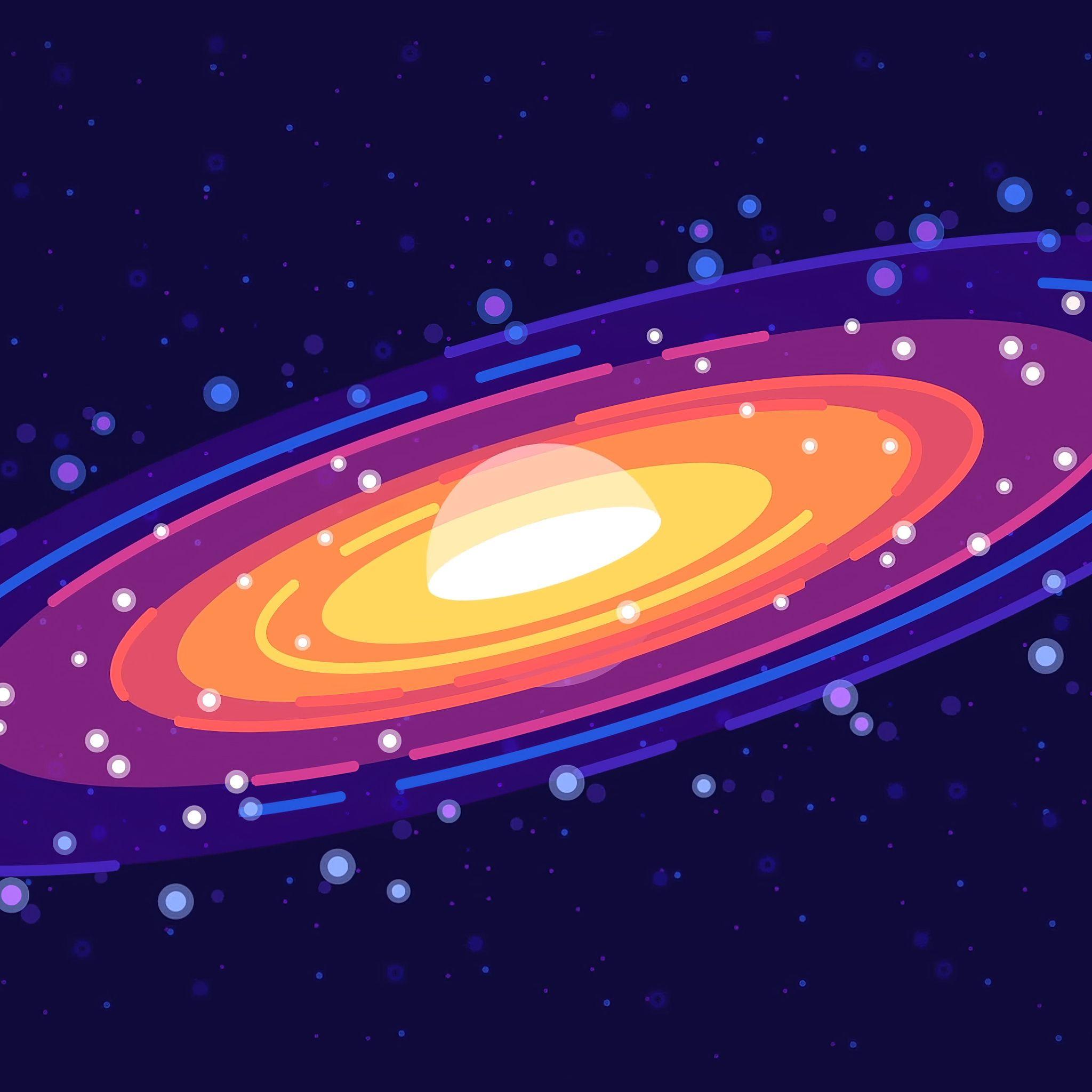 2048x2048 Space Minimal Art 4k iPad Air HD 4k Wallpaper, Image