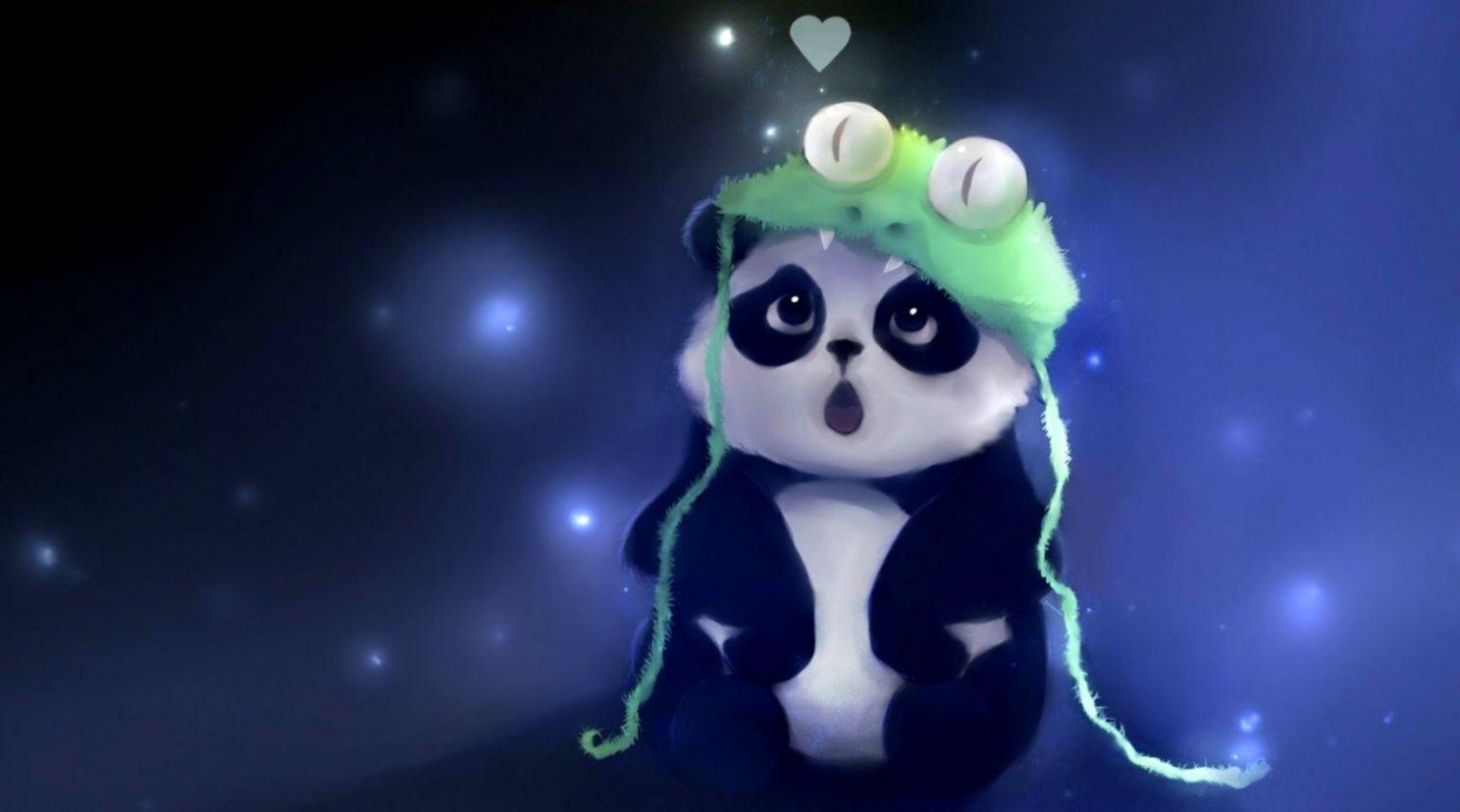 1488x828 Cute Panda Wallpaper. Best Wallpaper HD Collection