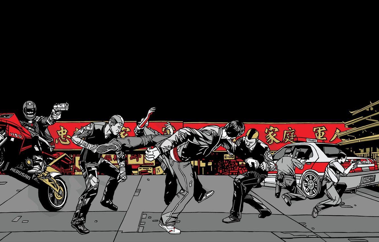 1332x850 Wallpaper the game, hero, cops, Sleeping Dogs image for desktop, section игры