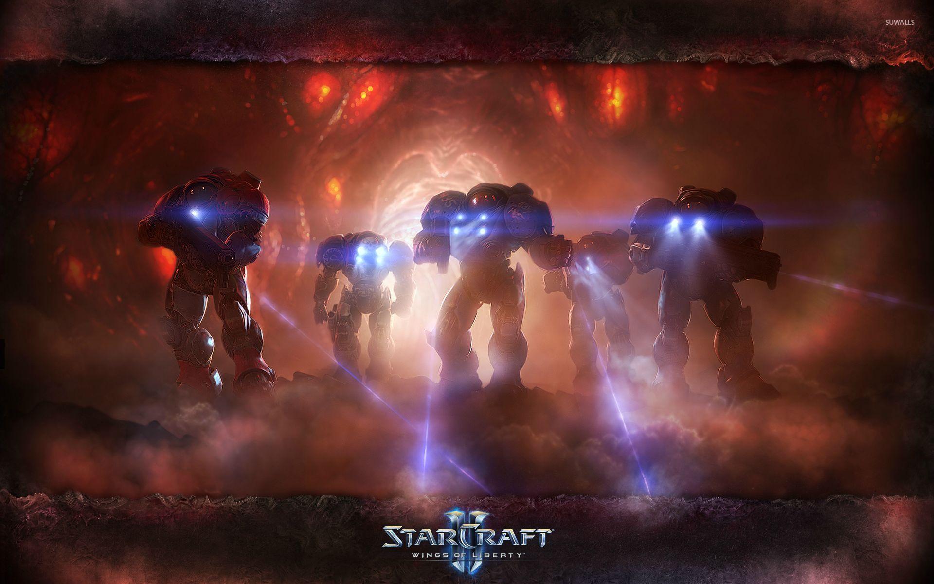1920x1200 Warriors in StarCraft II: Wings of Liberty wallpaper
