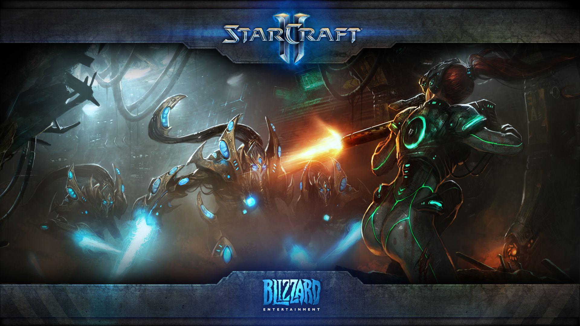 1920x1080 StarCraft II: Wings of Liberty (2010) promotional art