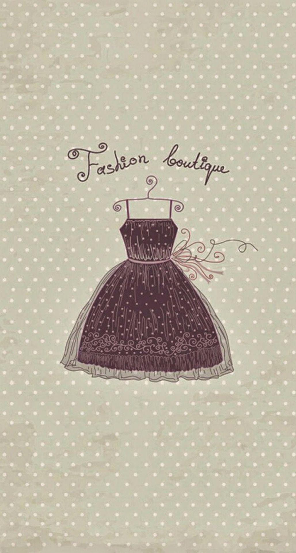 1028x1920 Fashion Boutique Vintage Dress iPhone 6 Plus HD Wallpaper. Fond d