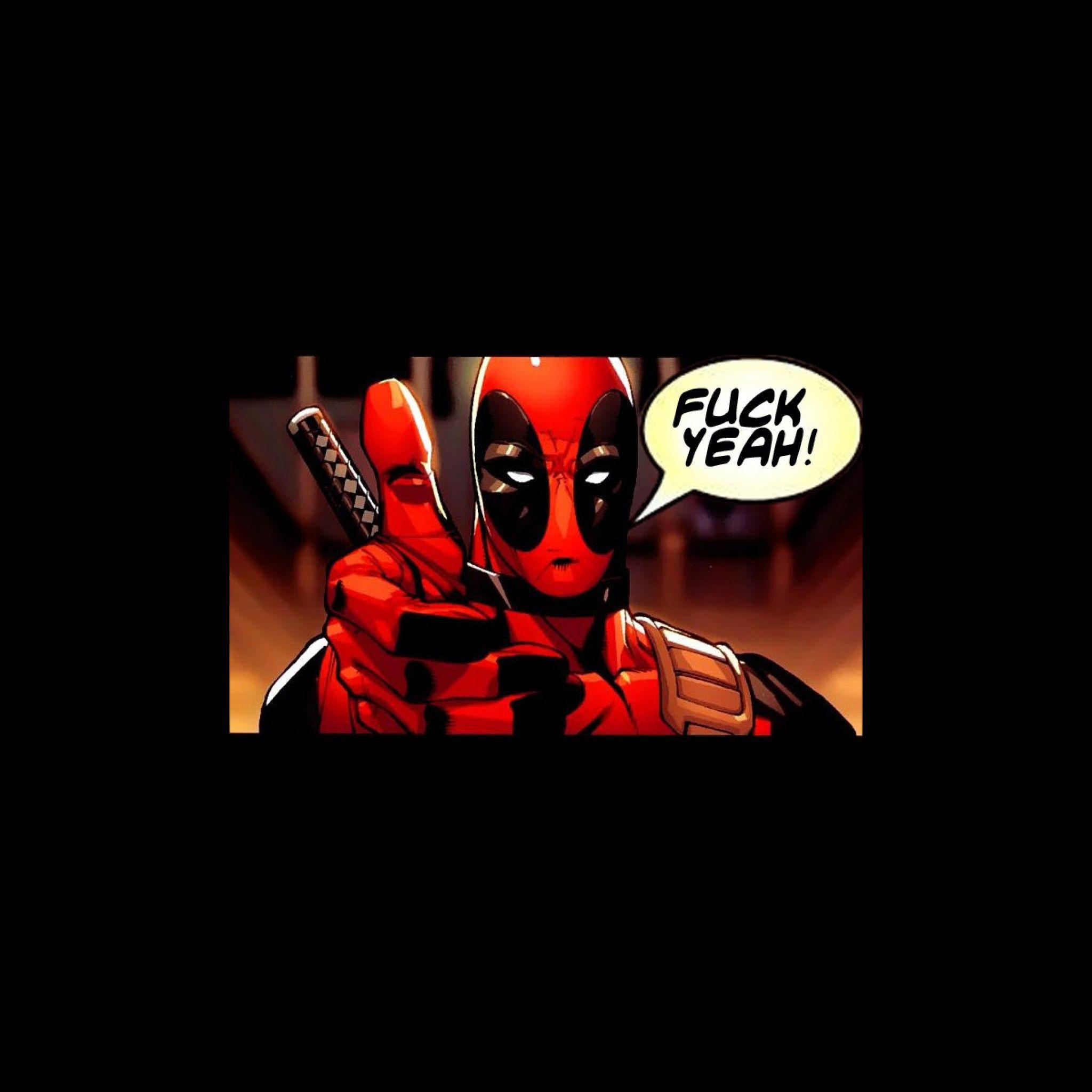 2048x2048 ipad wallpaper deadpool