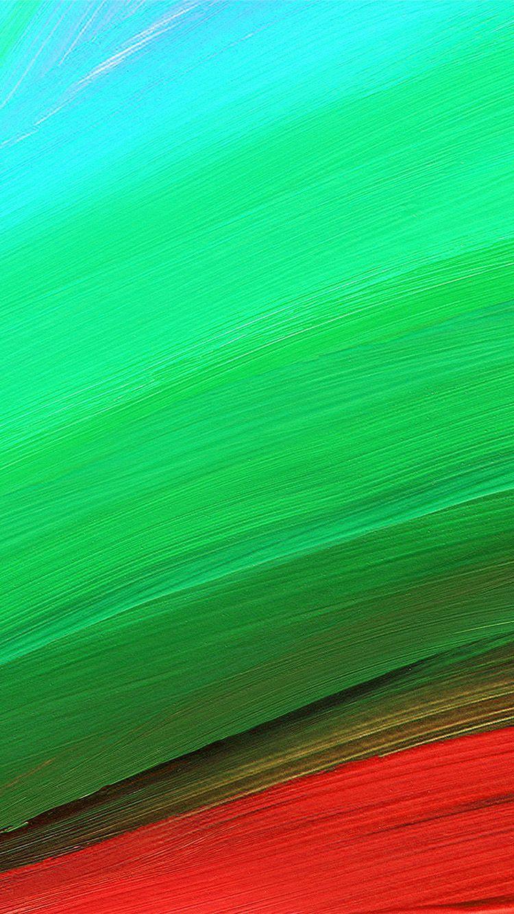 750x1334 Rainbow Swirl Line Abstract Pattern Green Red