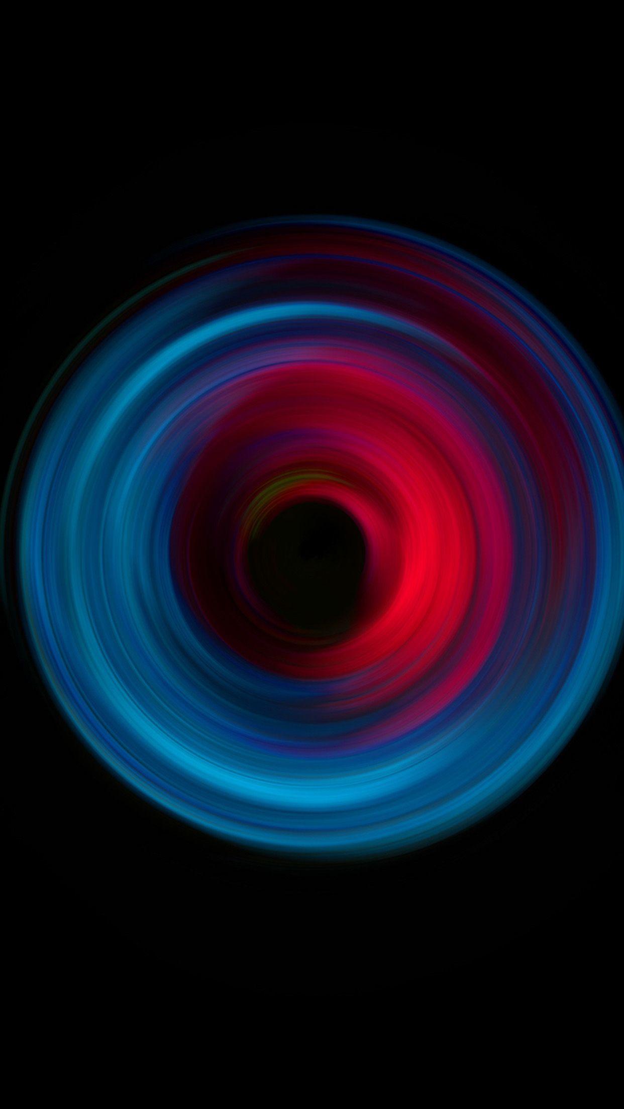 1242x2208 Circle dark blue red pattern Download Free HD Wallpaper