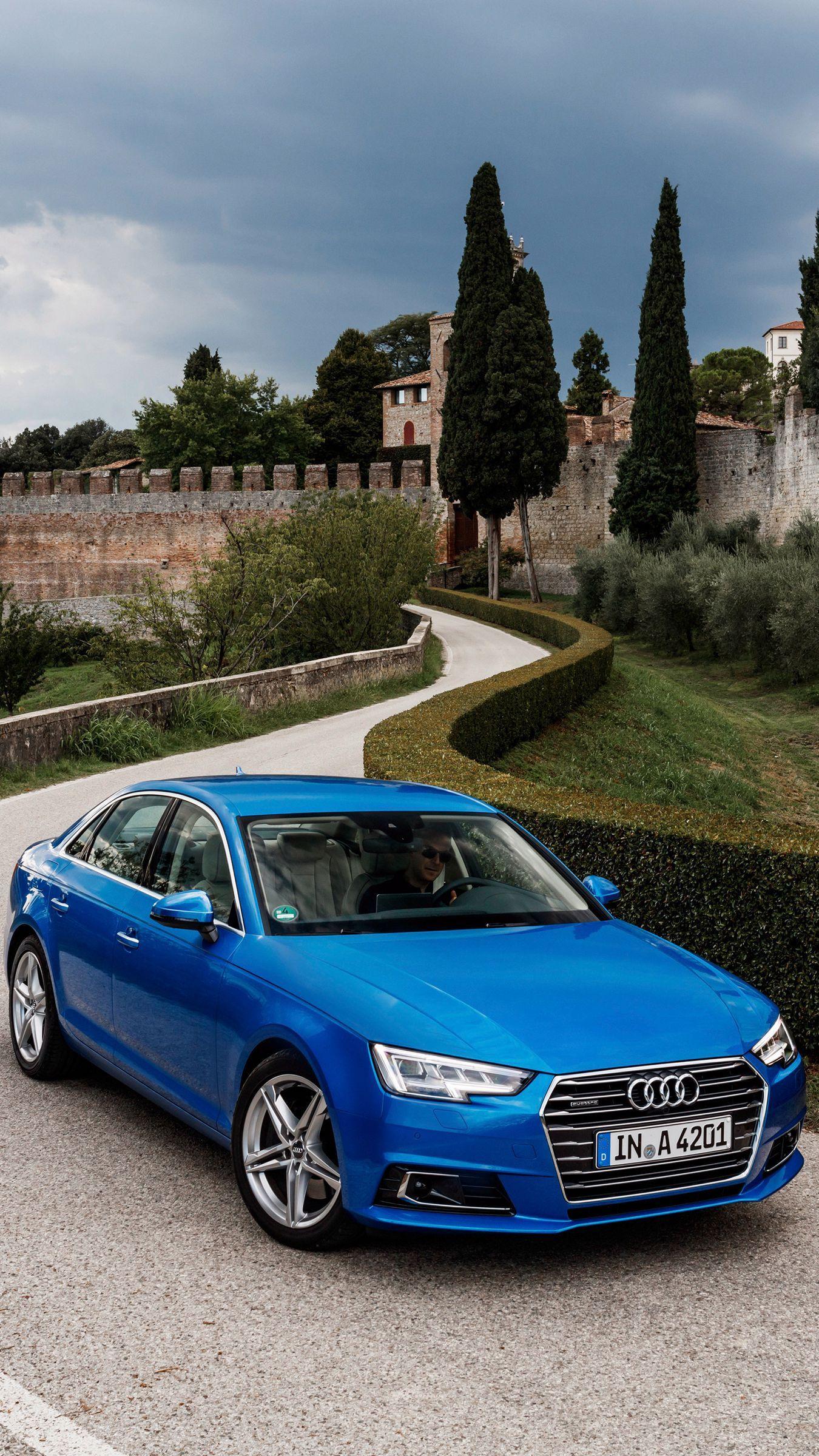 1350x2400 Download wallpaper 1350x2400 audi, a tfsi, quattro, blue, side