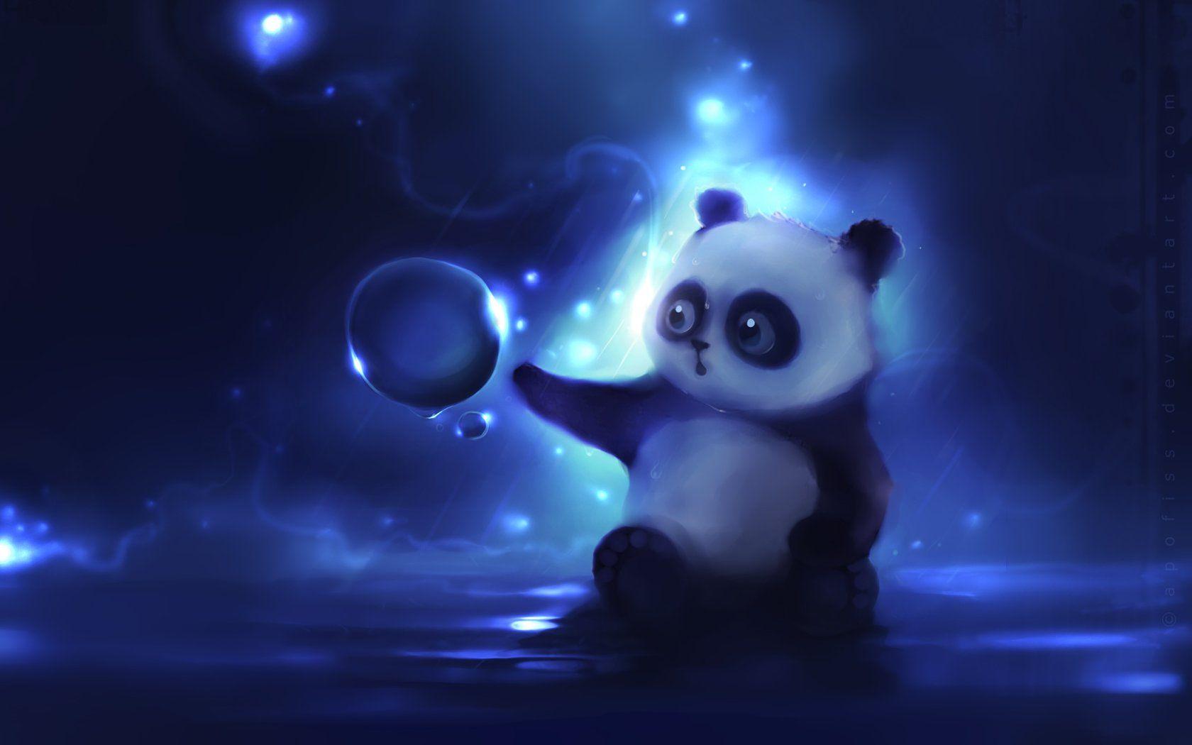 1680x1050 Animals Apofiss Artwork Panda Bears