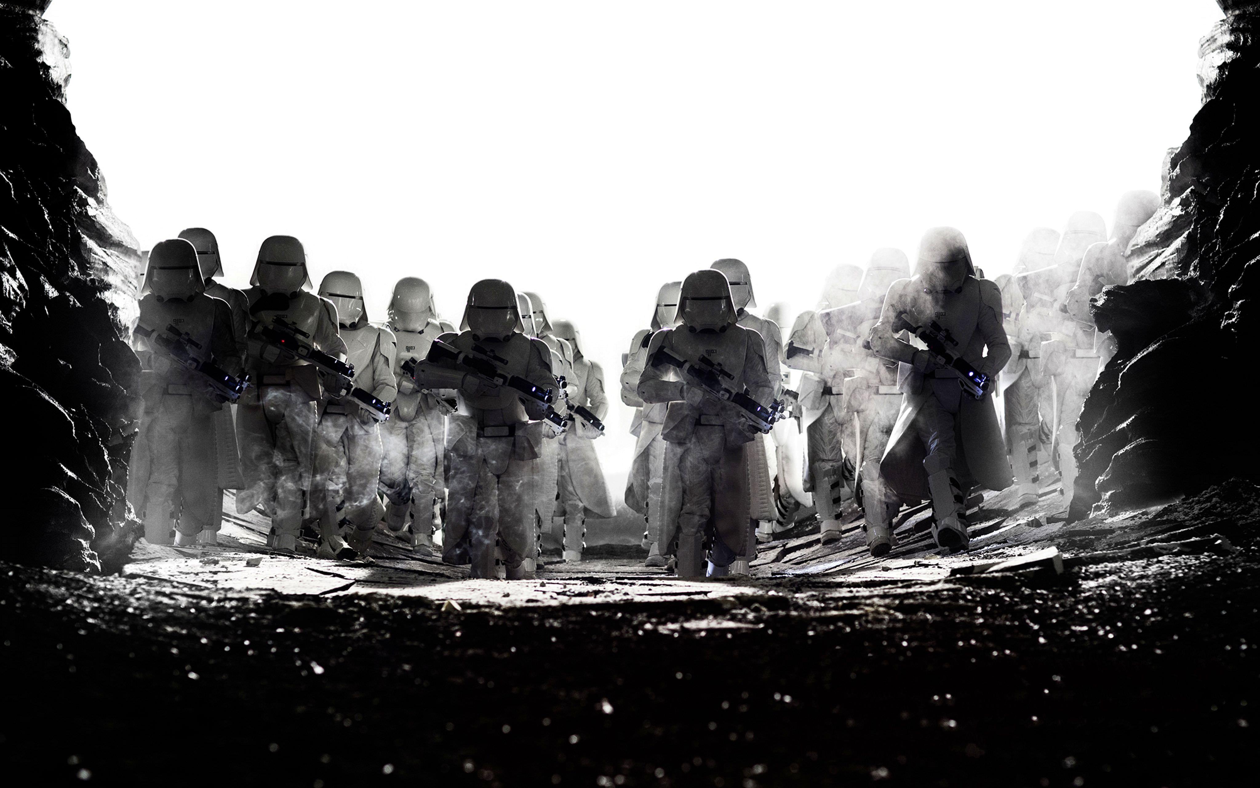 4096x2560 Wallpaper 4k Star Wars The Last Jedi Snowtroopers 4K Cure, Jedi