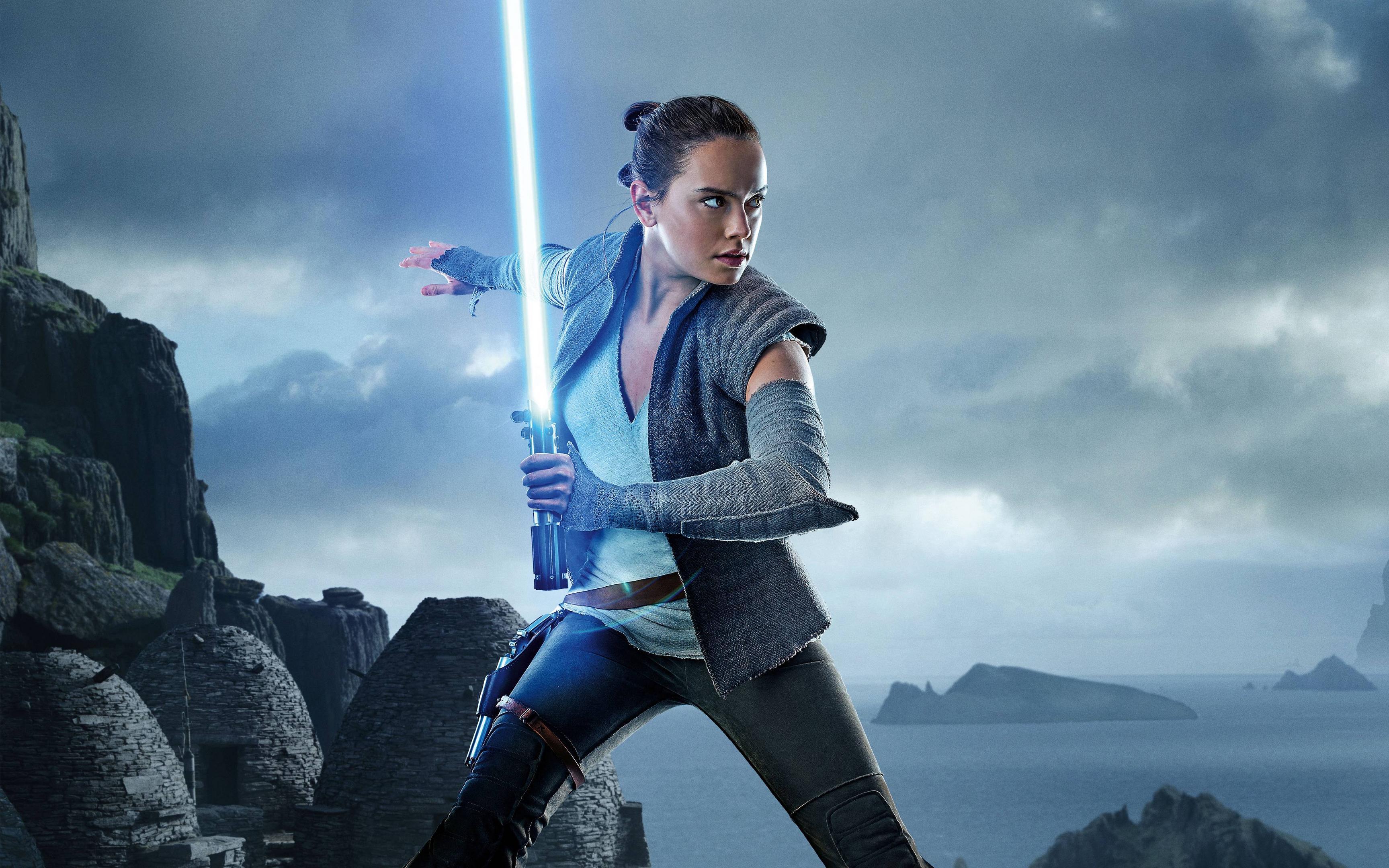 3840x2400 Daisy Ridley as Rey Star Wars The Last Jedi 5K Wallpaper. HD