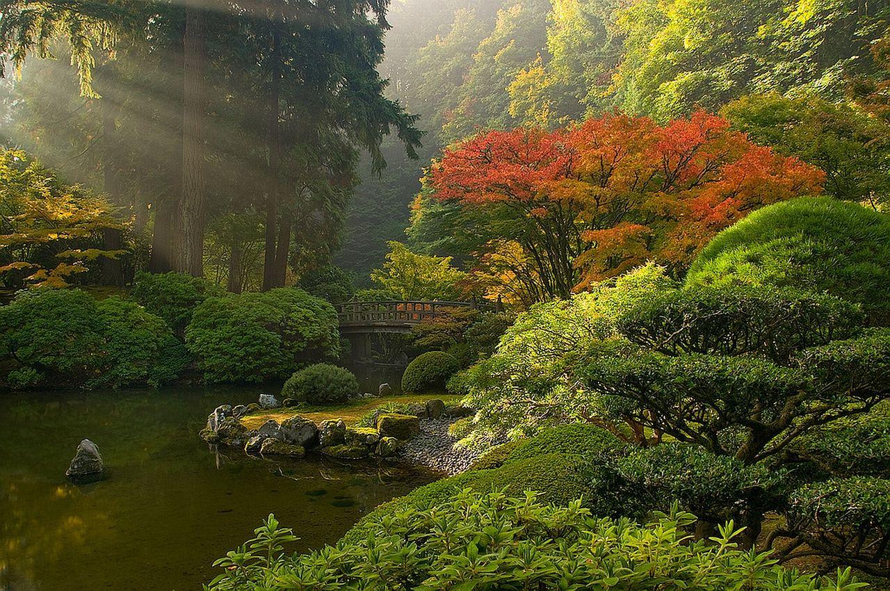 1280x850 Japanese Garden Wallpaper Free