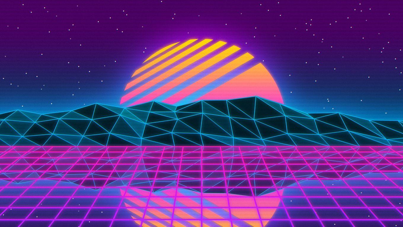 1360x768 Vaporwave Laptop HD HD 4k Wallpaper, Image, Background