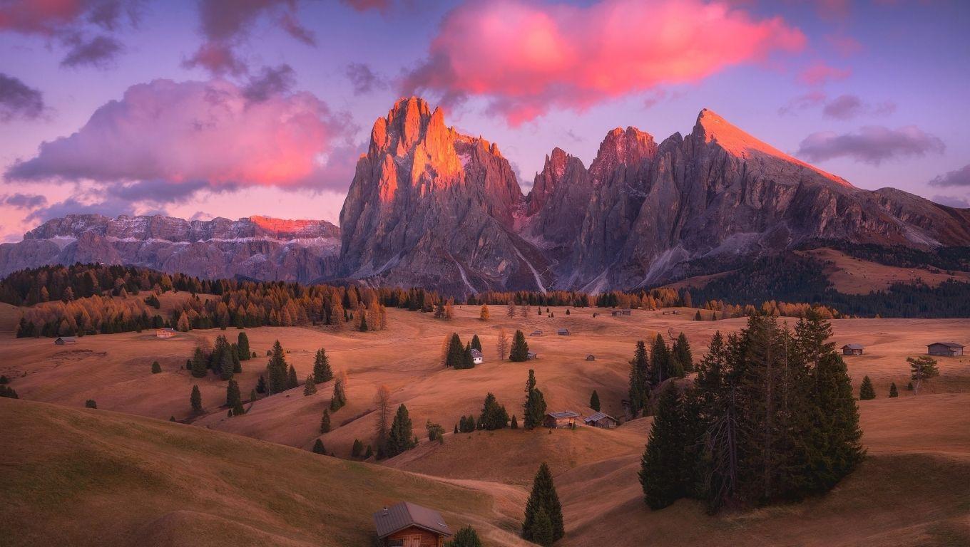 1360x768 Dolomites Mountains Desktop Laptop HD Wallpaper, HD
