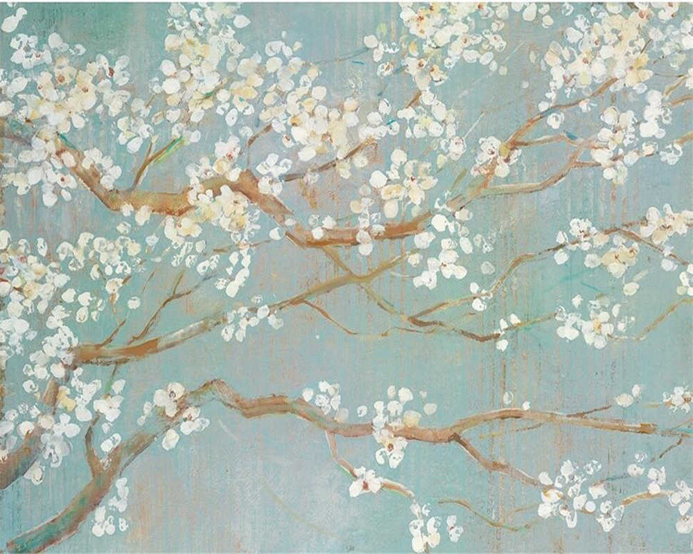 1000x800 Beibehang Custom 3D wallpaper murals plain hand painted oil