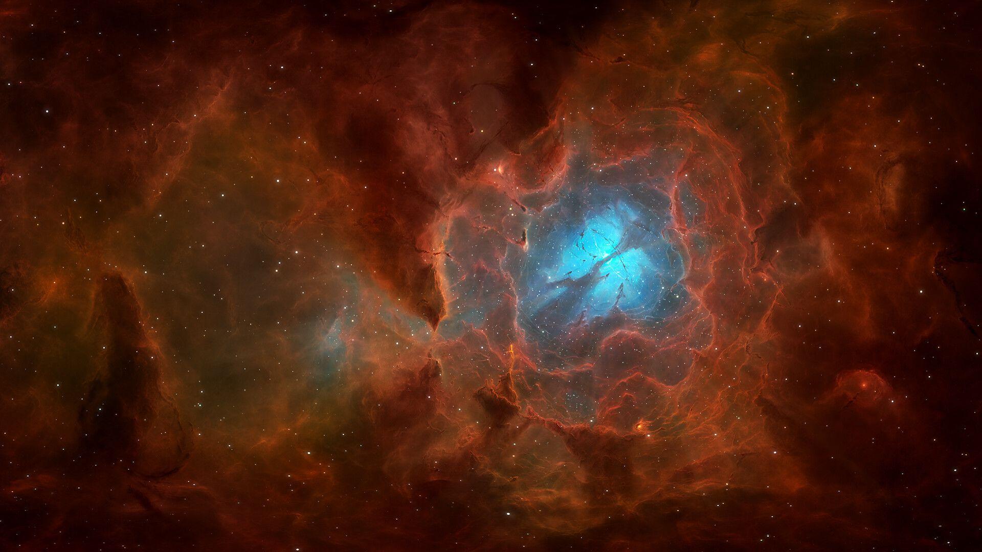 1920x1080 Wallpaper of Tim Barton, Nebula, Space, Art background & HD image