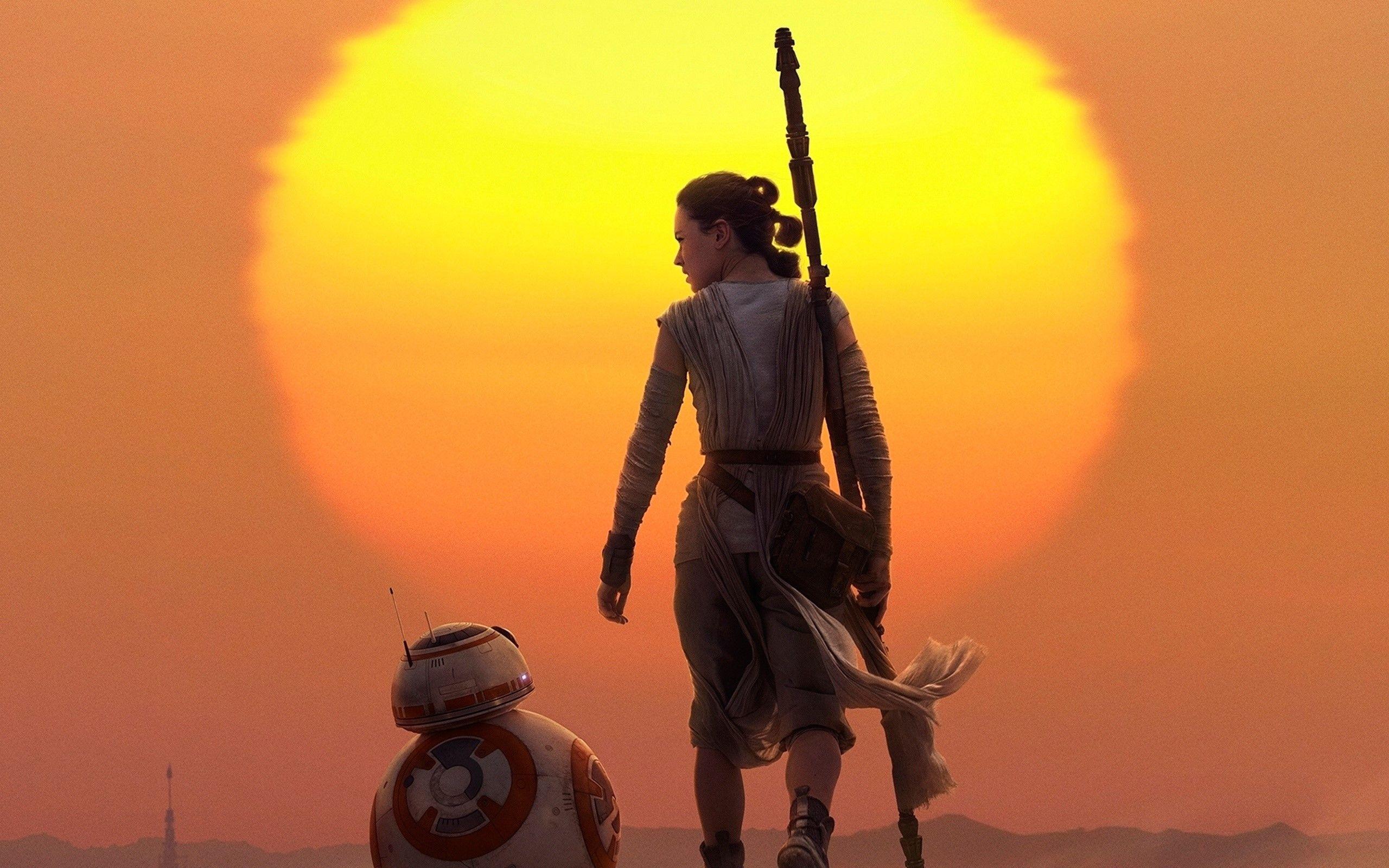 2560x1600 King and BB 8 in Star Wars Wallpaper 2k Quad HD