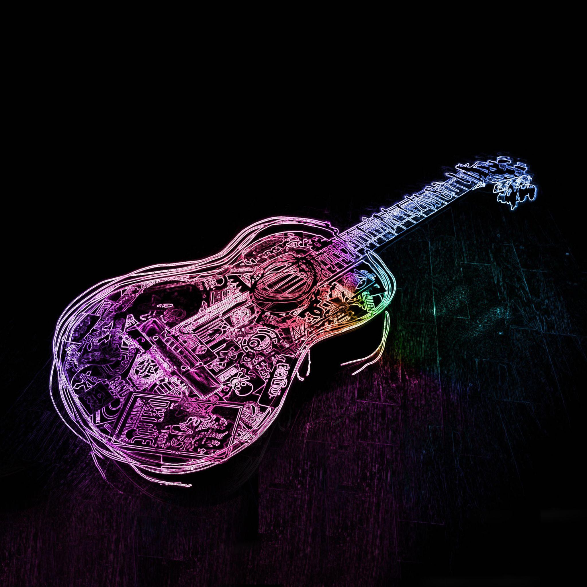 2048x2048 Best guitar iPad Air Wallpaper HD