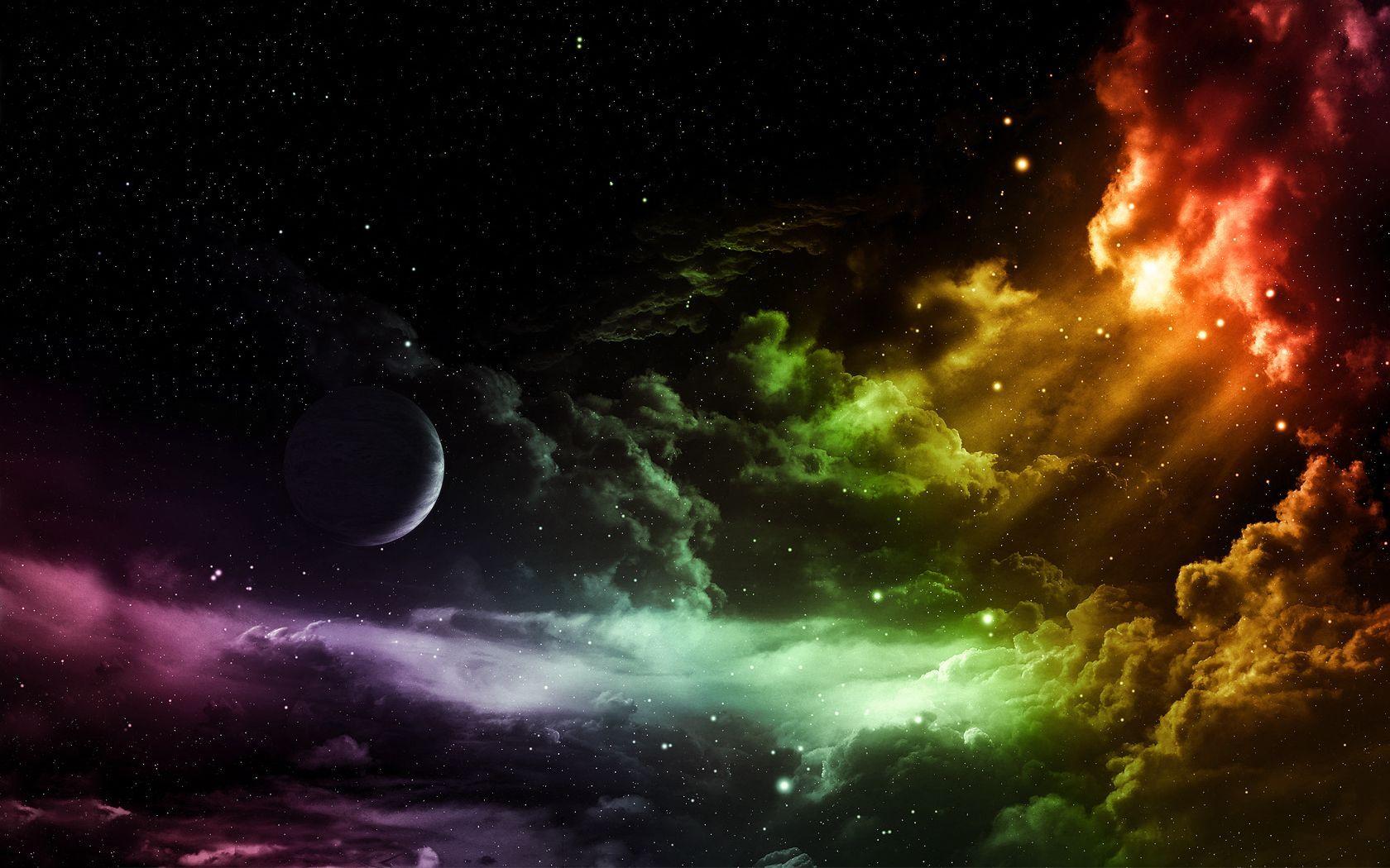 night sky art wallpaper