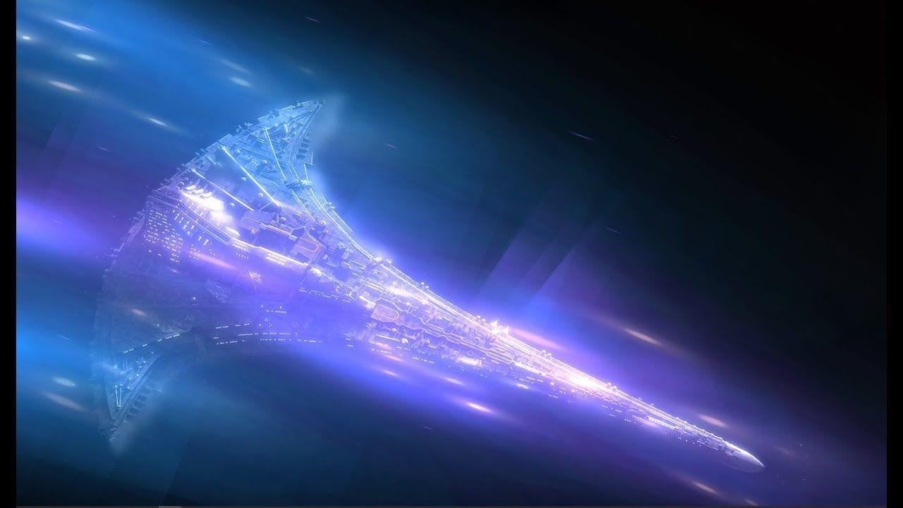 1280x720 Ship At Warp Speed [1080p] Universe Destiny Ship