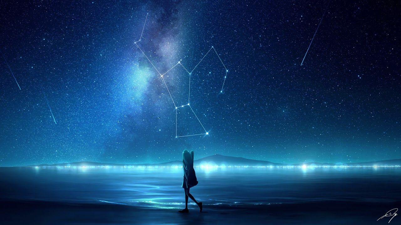 Night Sky  Anime Wallpaper  Photographie nocturne Illustration de  paysage Fond décran coloré