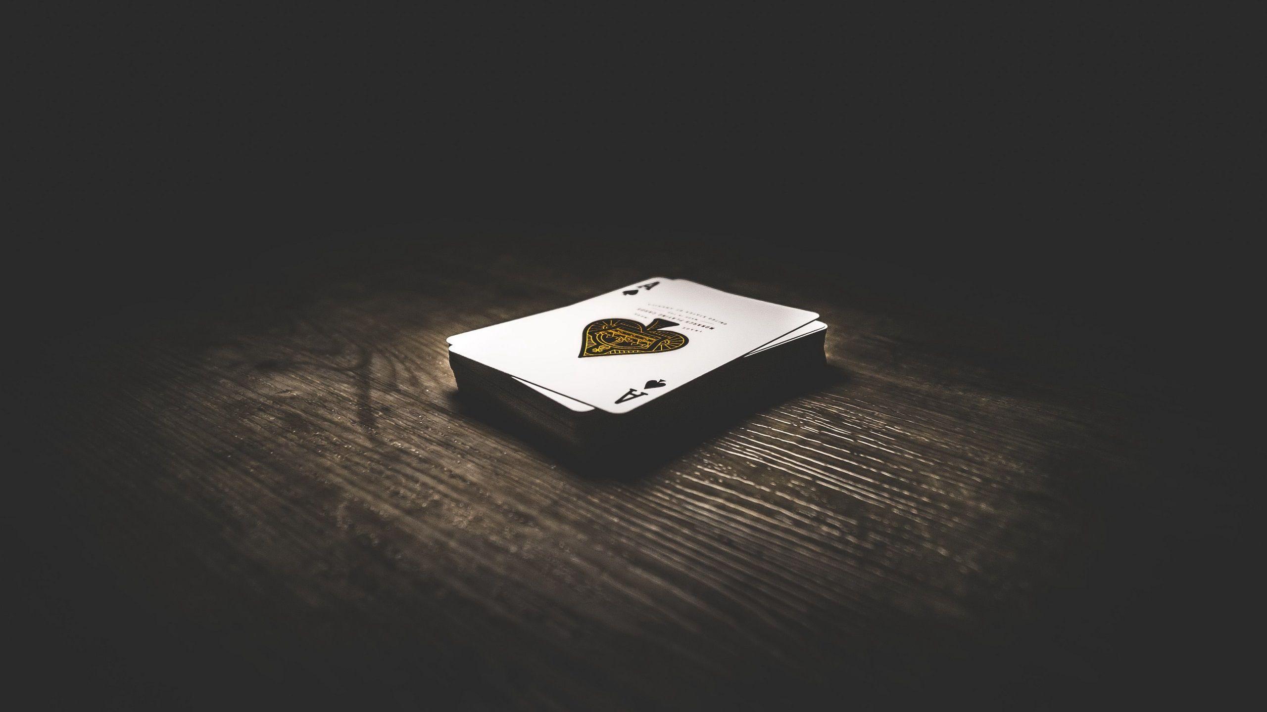 2560x1440 Wallpaper Playing cards, deck, table 2560x1600 HD Picture, Image