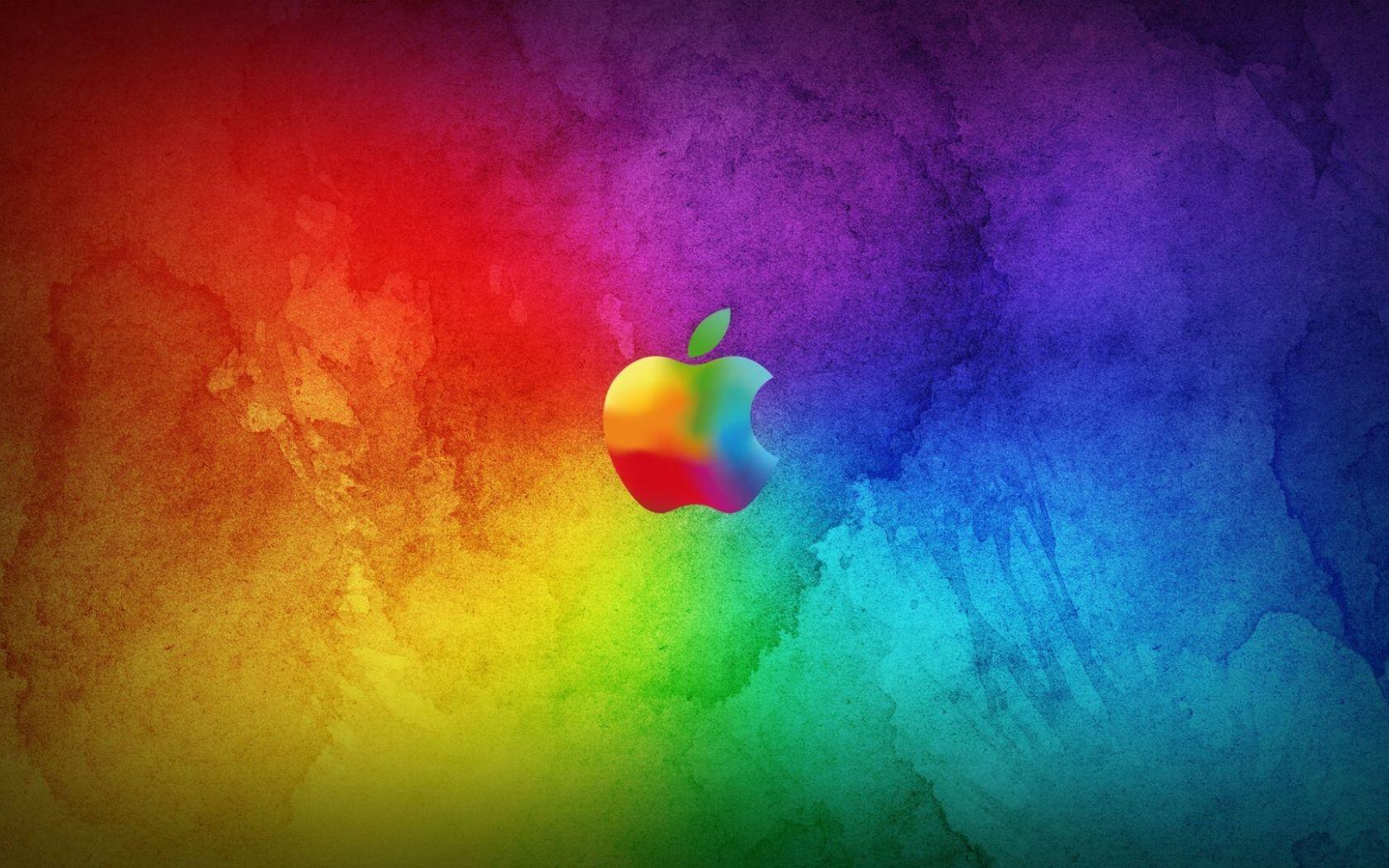 1680x1050 Free download Download Amazing Colorful Apple Logo Wallpaper Full