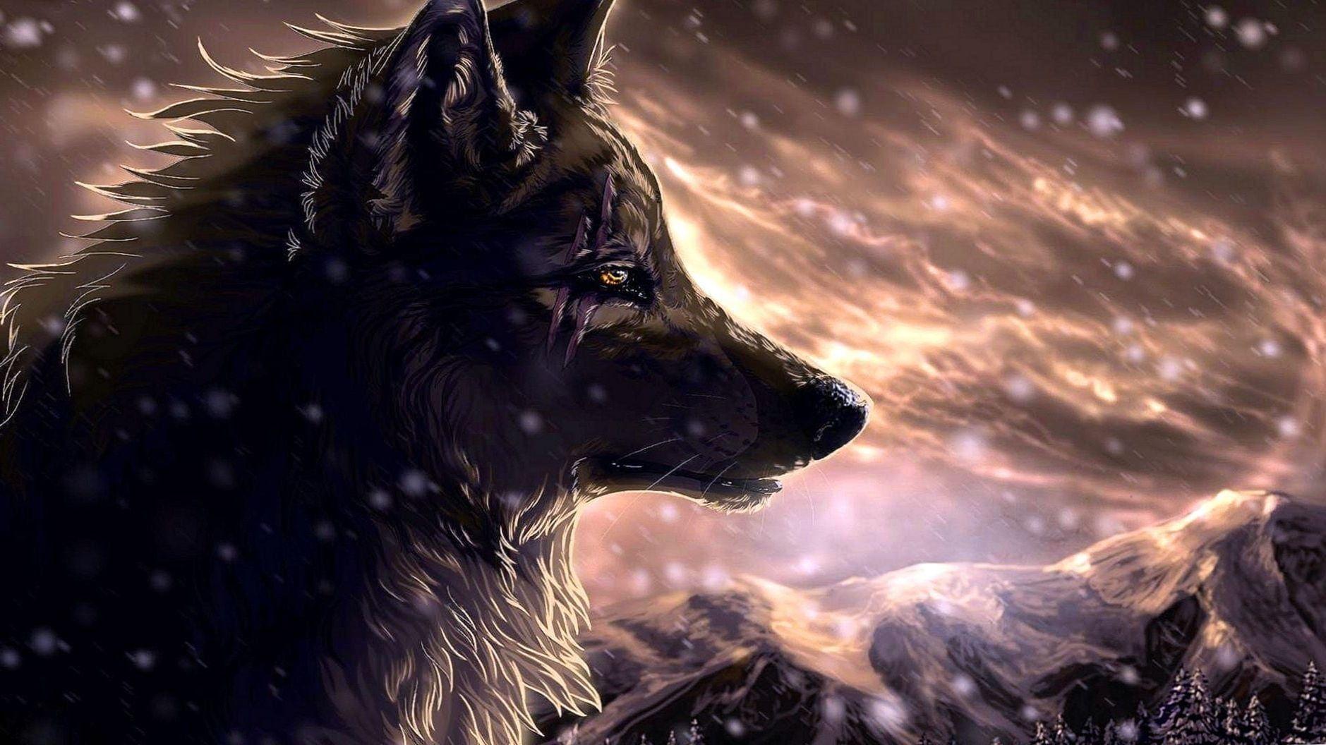 <b>Wolf</b> Dreamcatcher Wallpapers.