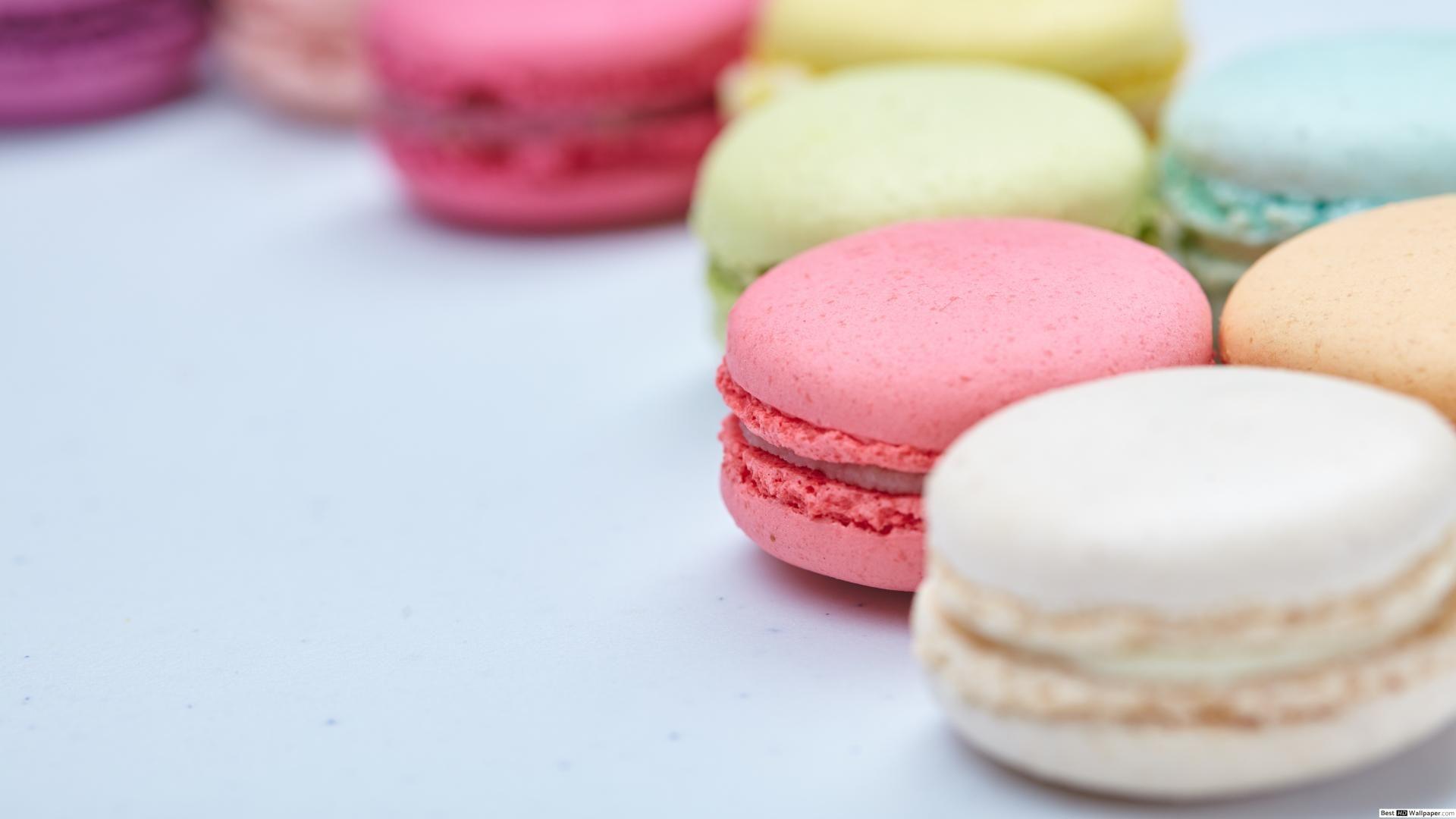 1920x1080 Colorful Macarons HD wallpaper download