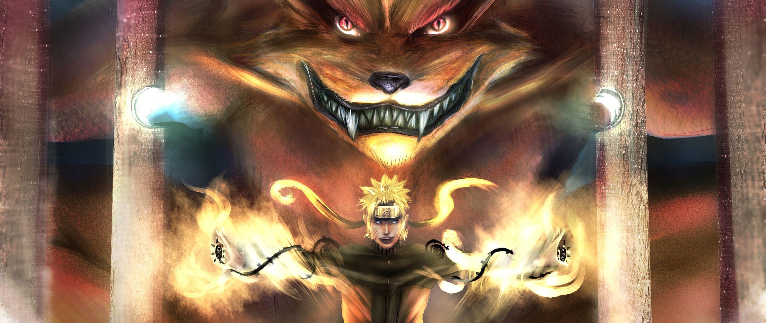 2560x1080 Naruto And Kurama 4k 2560x1080 Resolution HD 4k Wallpaper, Image, Background, Photo and Picture