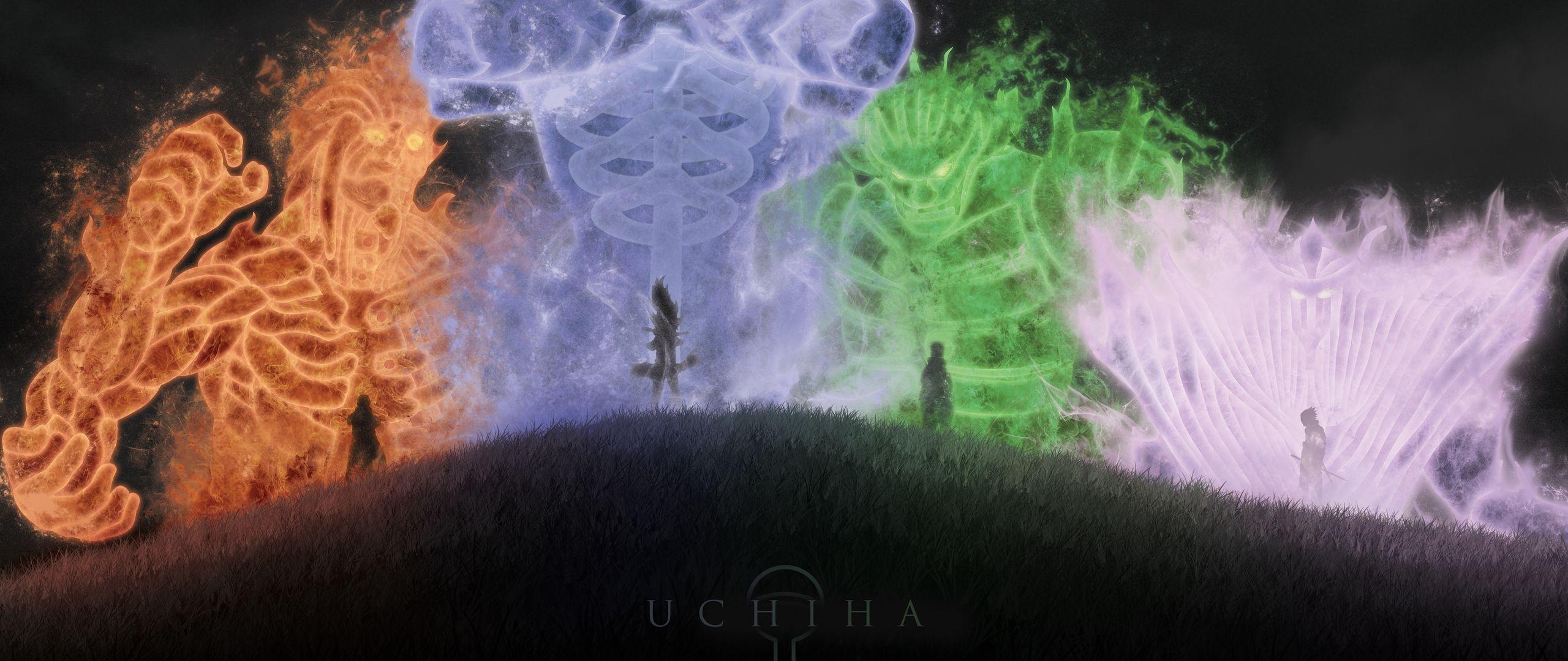 2560x1080 Uchiha Background