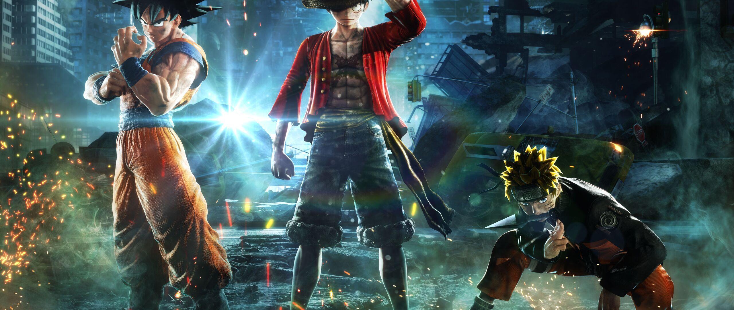 2560x1080 Goku Monkey D Luffy Naruto Jump Force 8k 2560x1080 Resolution HD 4k Wallpaper, Image, Background, Photo and Picture