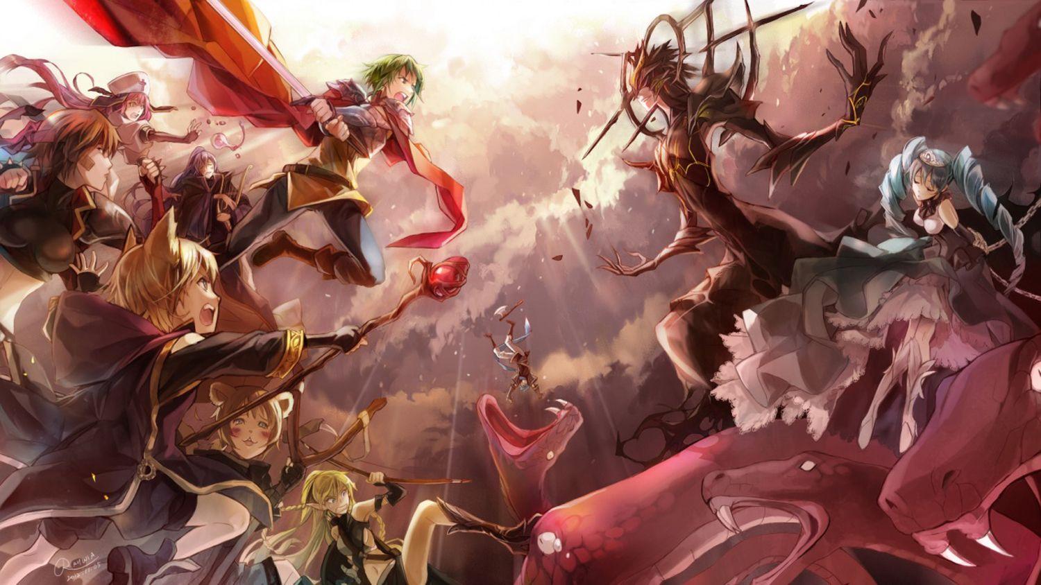 1500x844 Free download Monster Sword Snake Anime HD Wallpaper Desktop PC