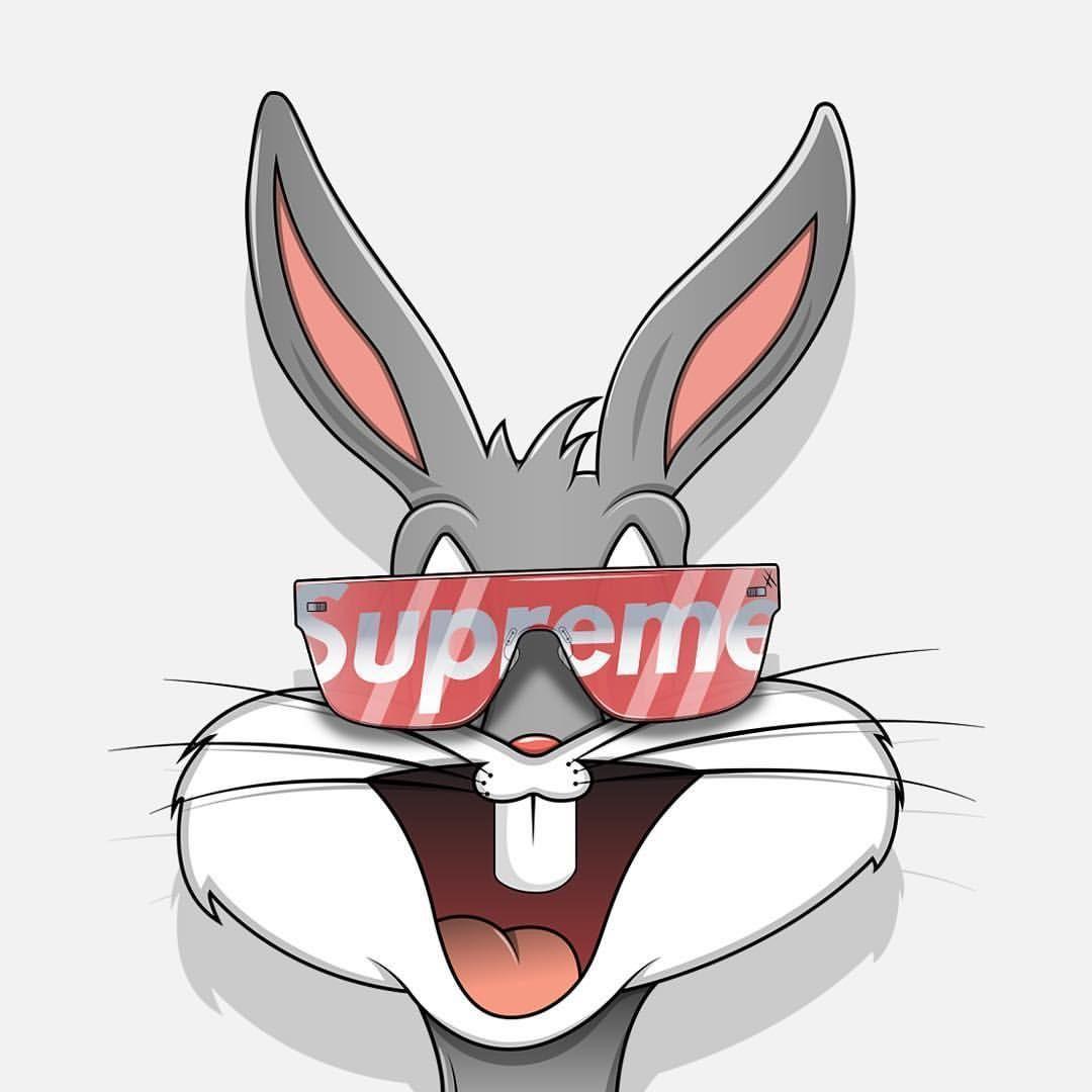 Download Bugs Bunny Supreme - A Classic Cartoon Character Reincarnated  Wallpaper