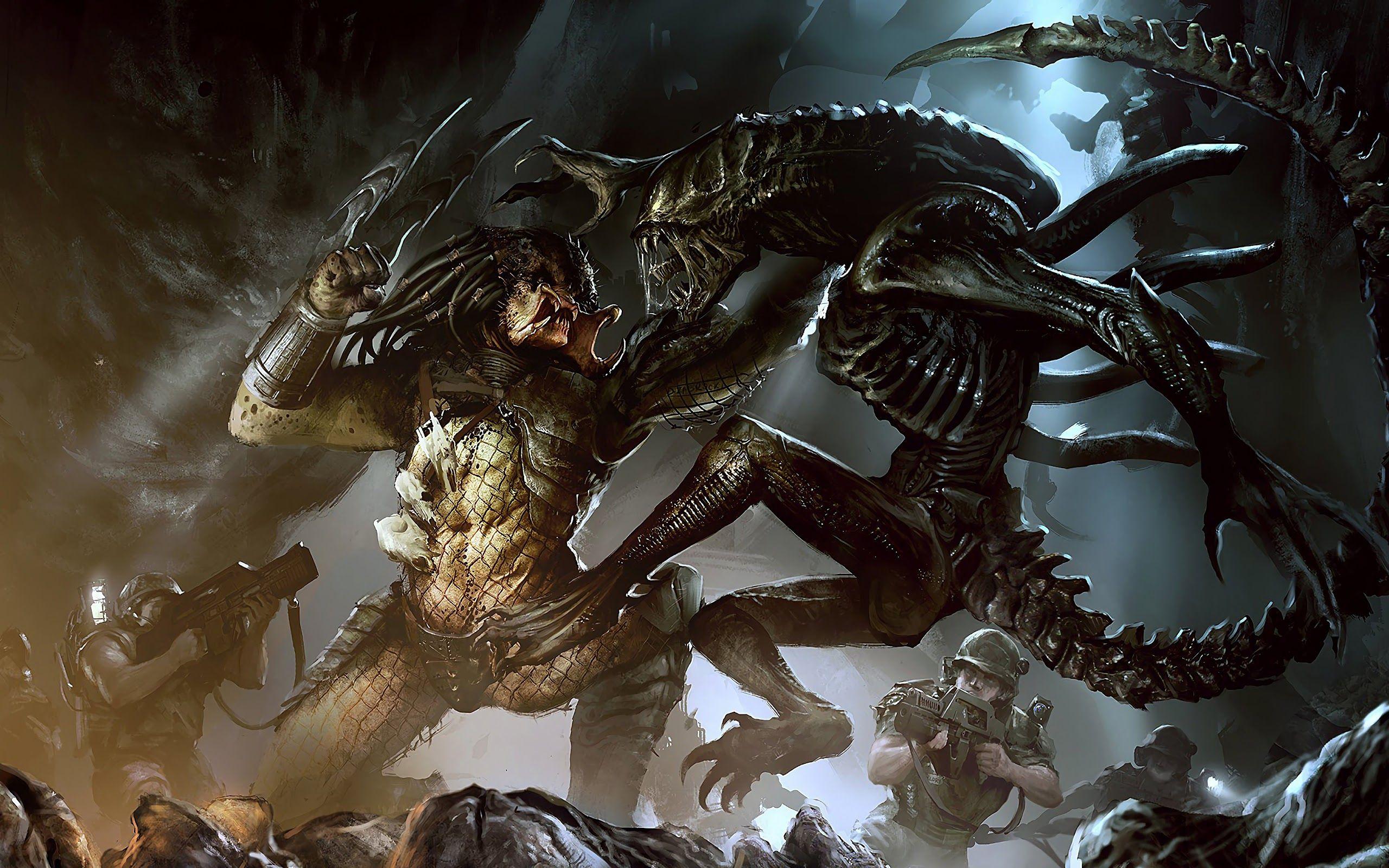 2560x1600 Predator Alien Xenomorph 4K 3840x2160 Wallpaper