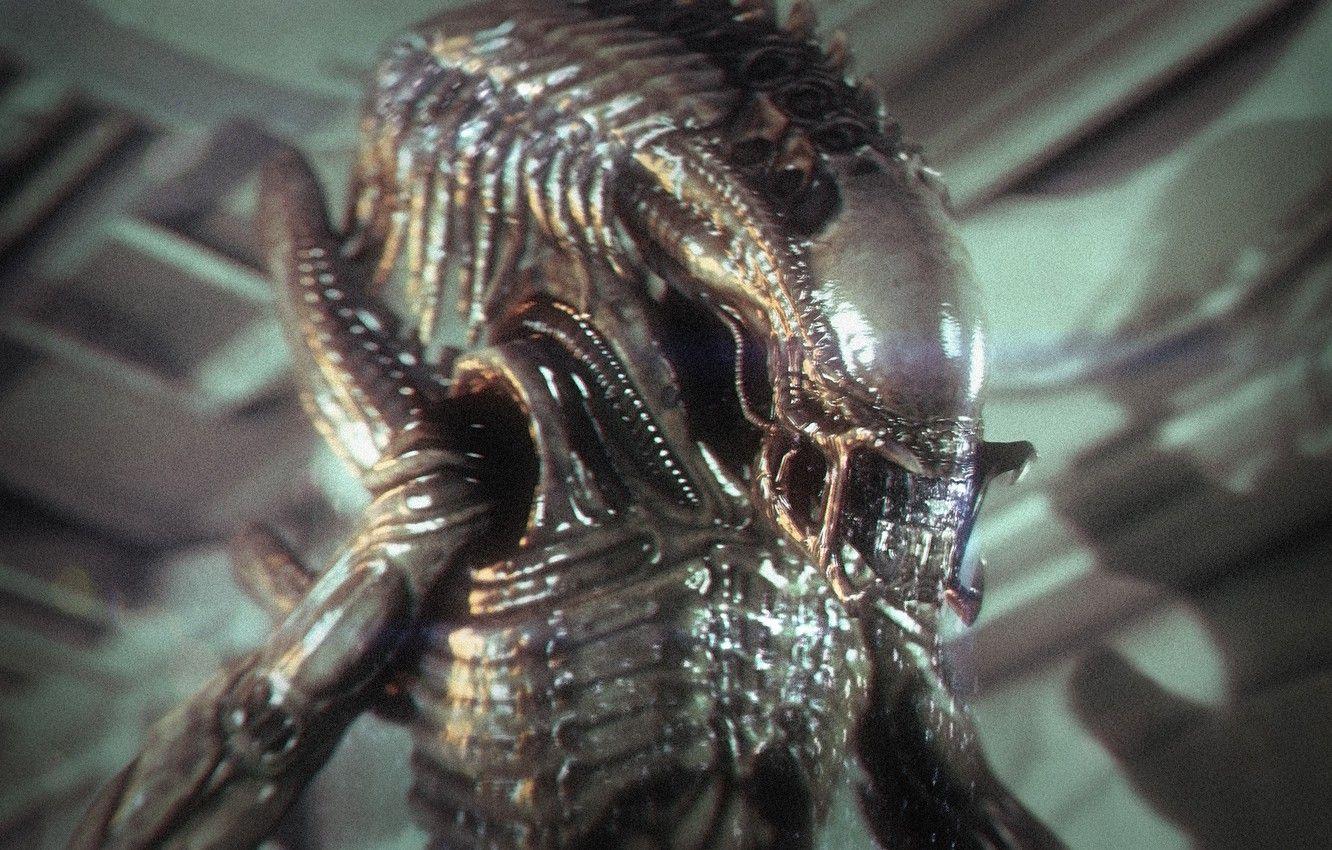 1332x850 Wallpaper stranger, alien, alien, fan art, xenomorph image