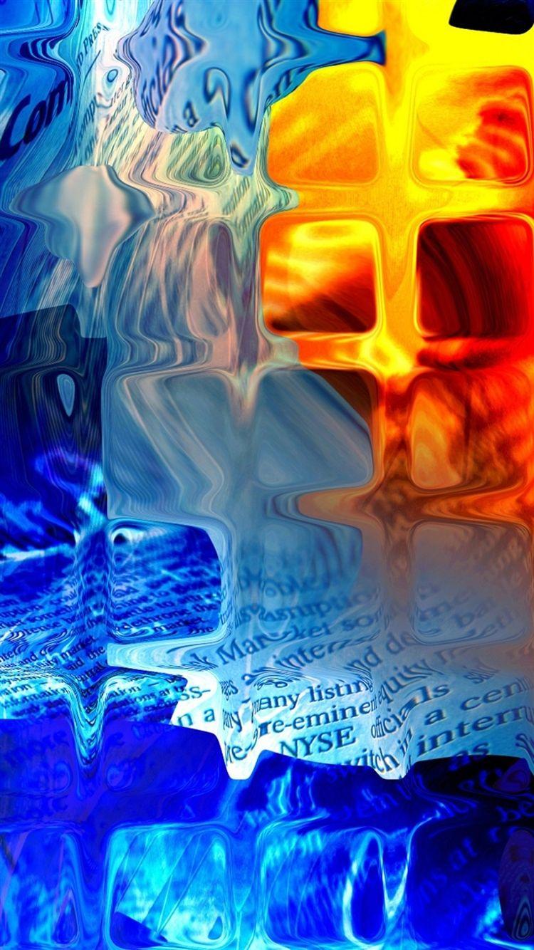 750x1334 Abstract Glass Paint iPhone 8 Wallpaper Free Download
