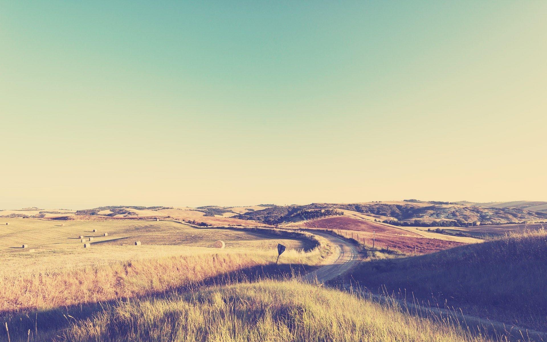 1920x1200 #landscape, #road, #sunlight, #clear sky, #grass, #field
