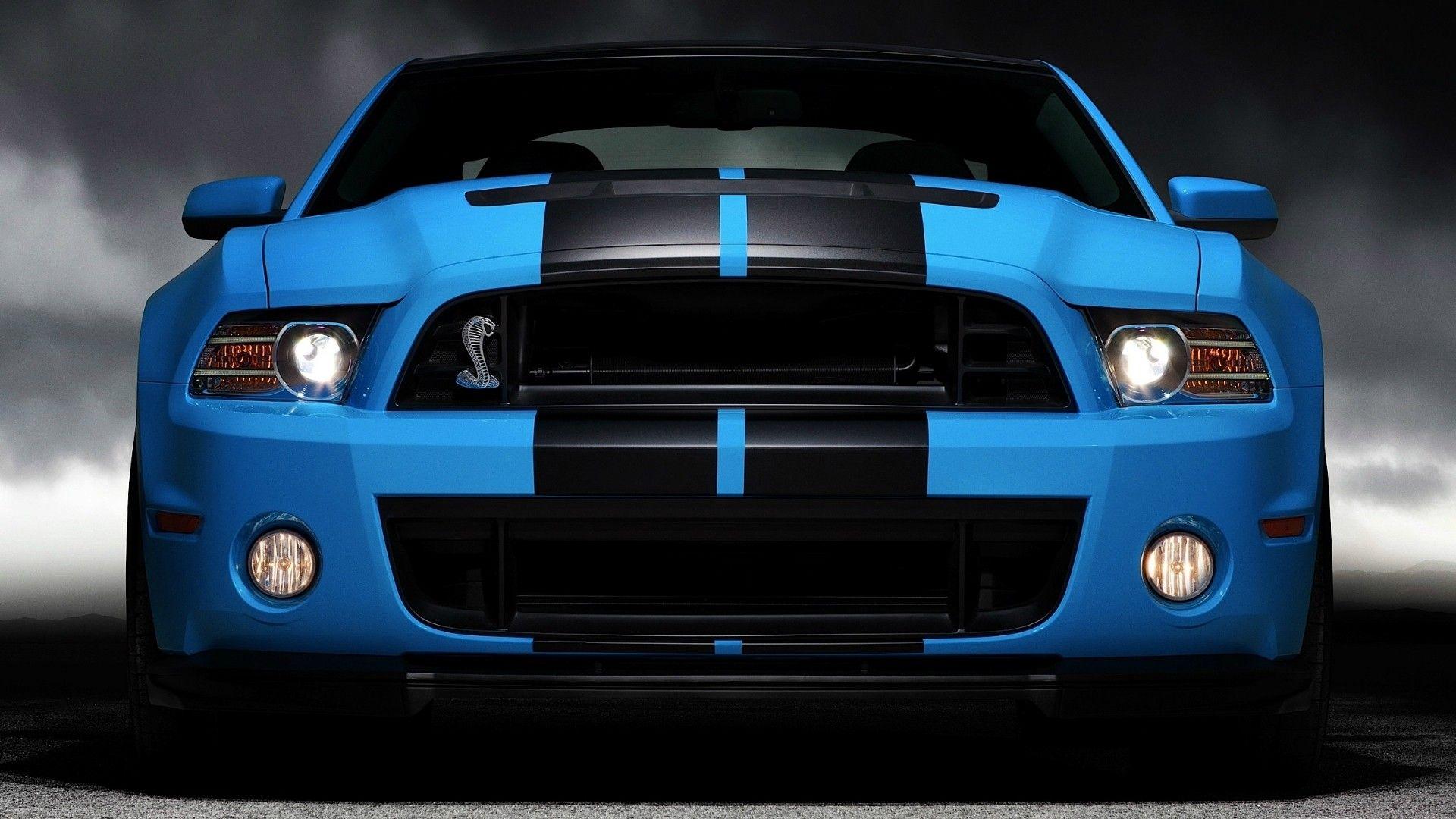 1920x1080 Blue cars vehicles Ford Mustang Ford Shelby Ford Mustang Shelby