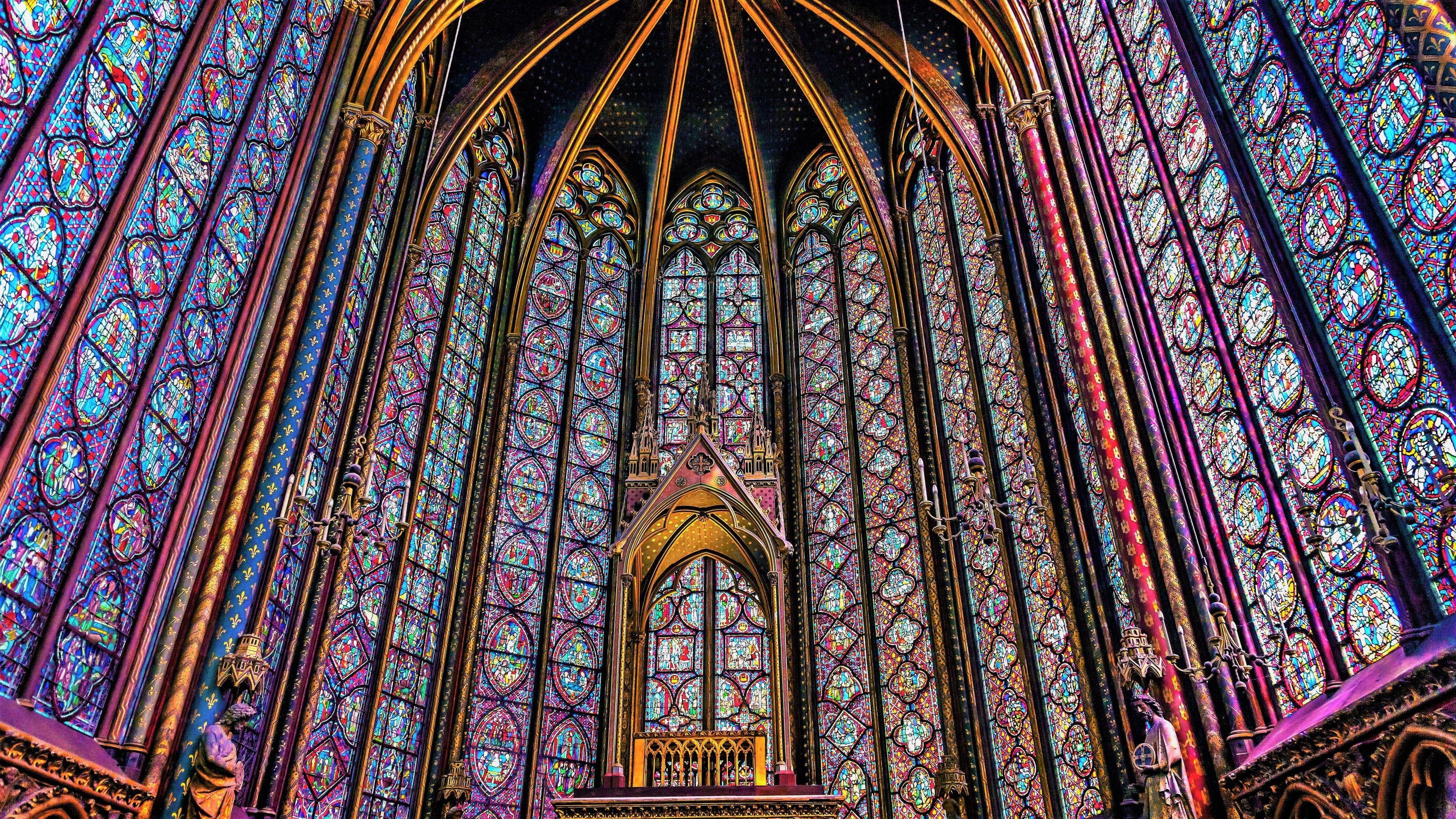 3840x2160 Stained Glass Wallpaper