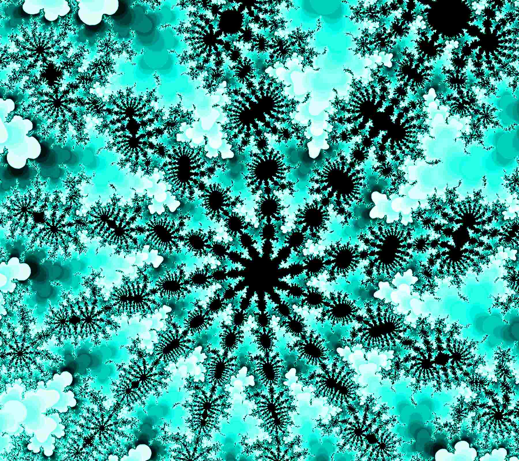 1800x1600 Turquoise and White Wallpaper