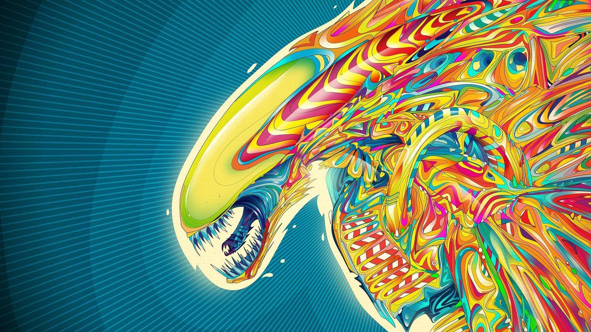 1920x1080 background desktop abstract psychedelic wallpaper. Trippy